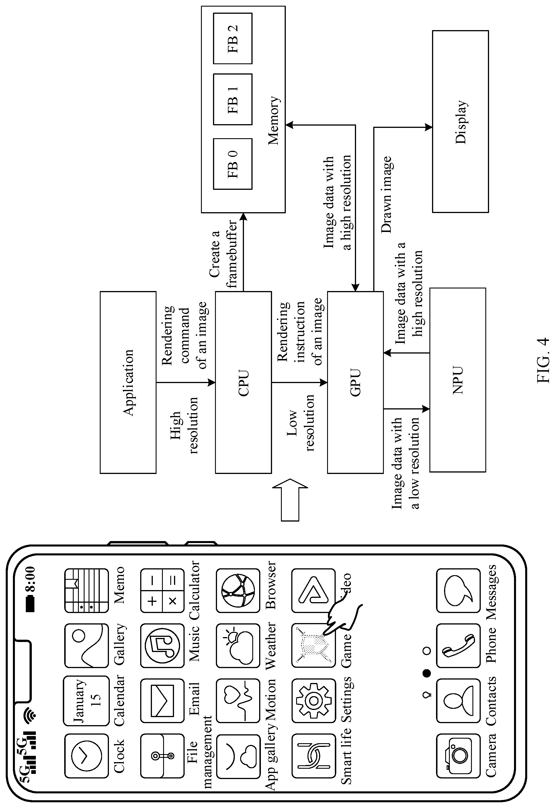 Patent US12315030 Figure 4 – Rendering method and apparatus