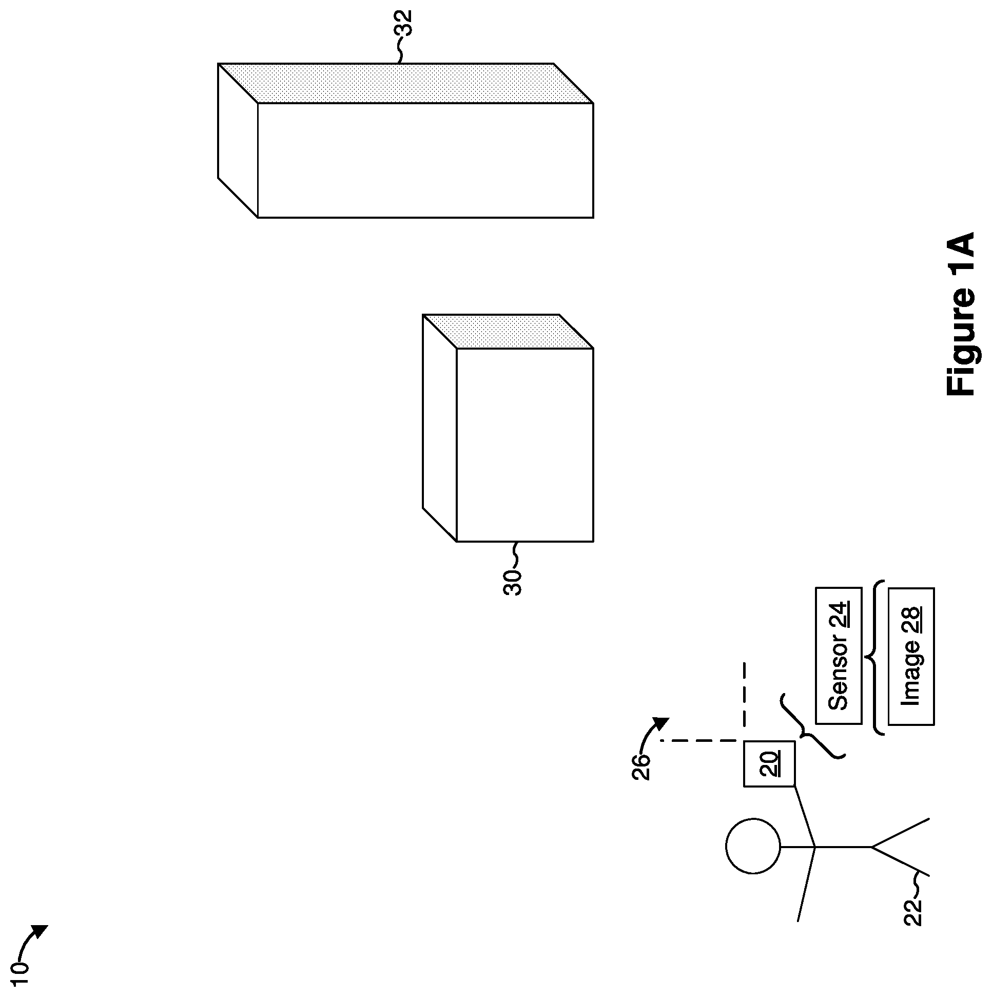 Patent US12315034 Figure 1 – Capturing and storing an image of a physical environment