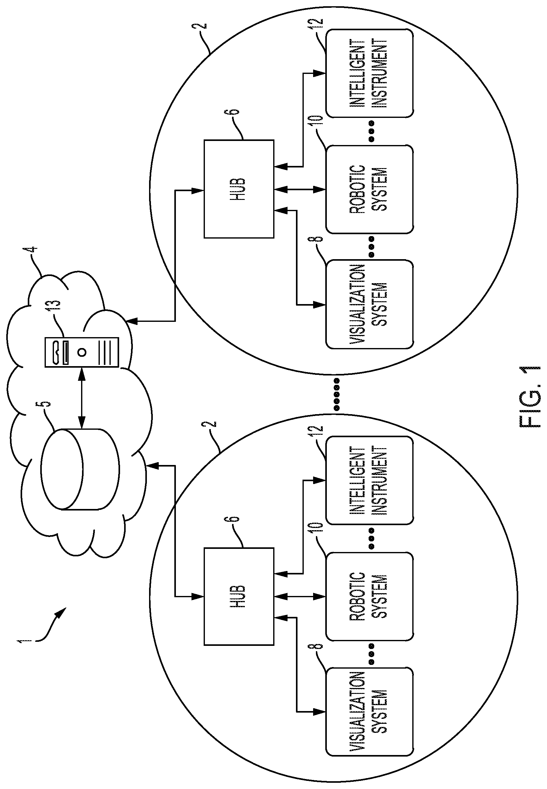 Patent US12315036 Figure 1 – Mixed reality feedback systems that cooperate to increase efficient perception of complex data feeds
