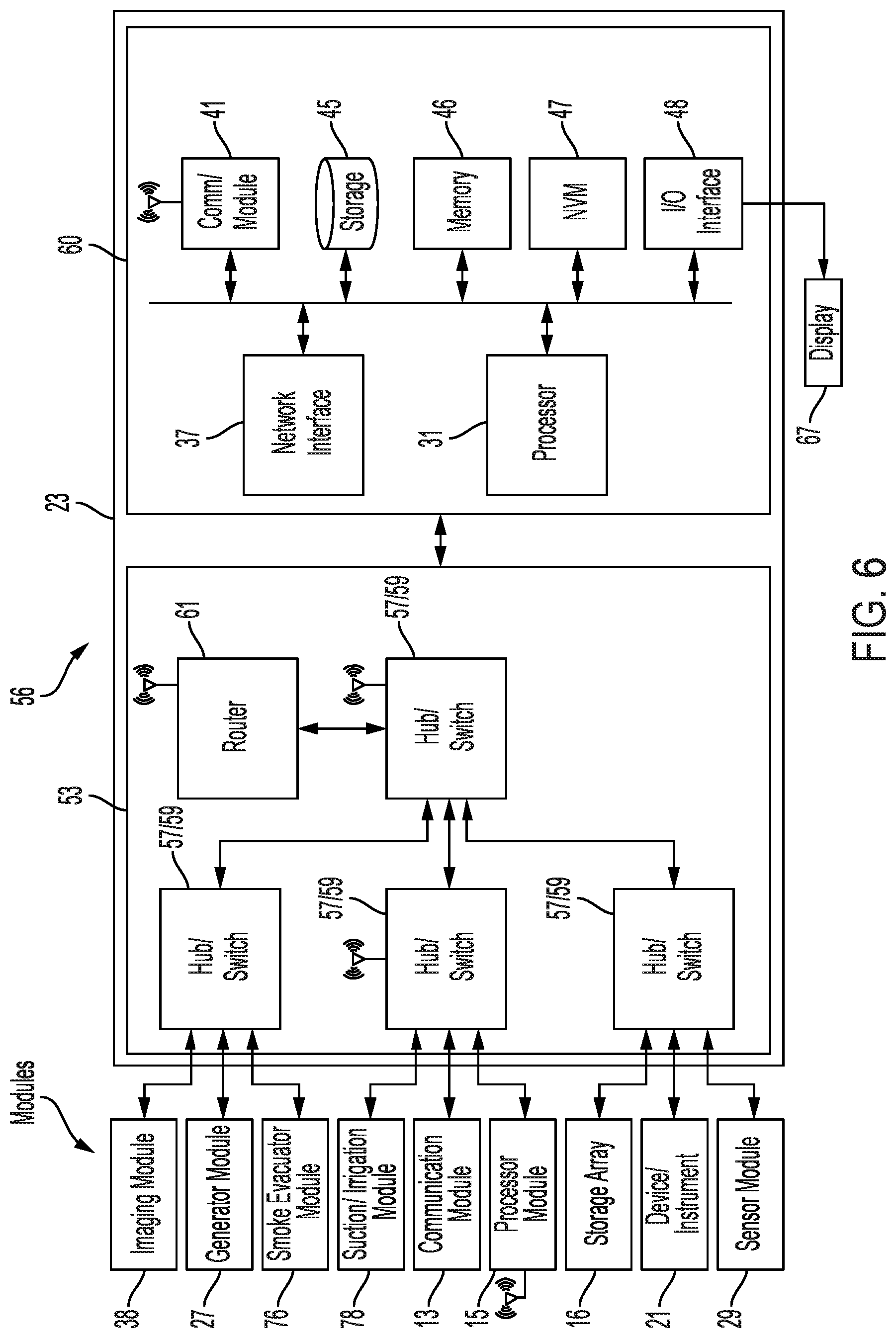 Patent US12315036 Figure 6 – Mixed reality feedback systems that cooperate to increase efficient perception of complex data feeds