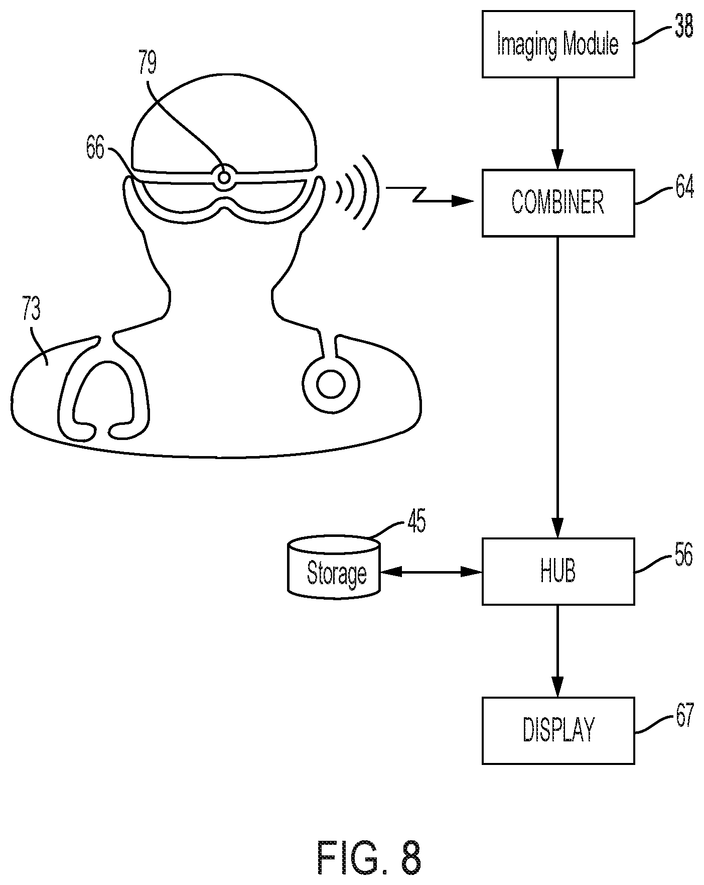 Patent US12315036 Figure 8 – Mixed reality feedback systems that cooperate to increase efficient perception of complex data feeds