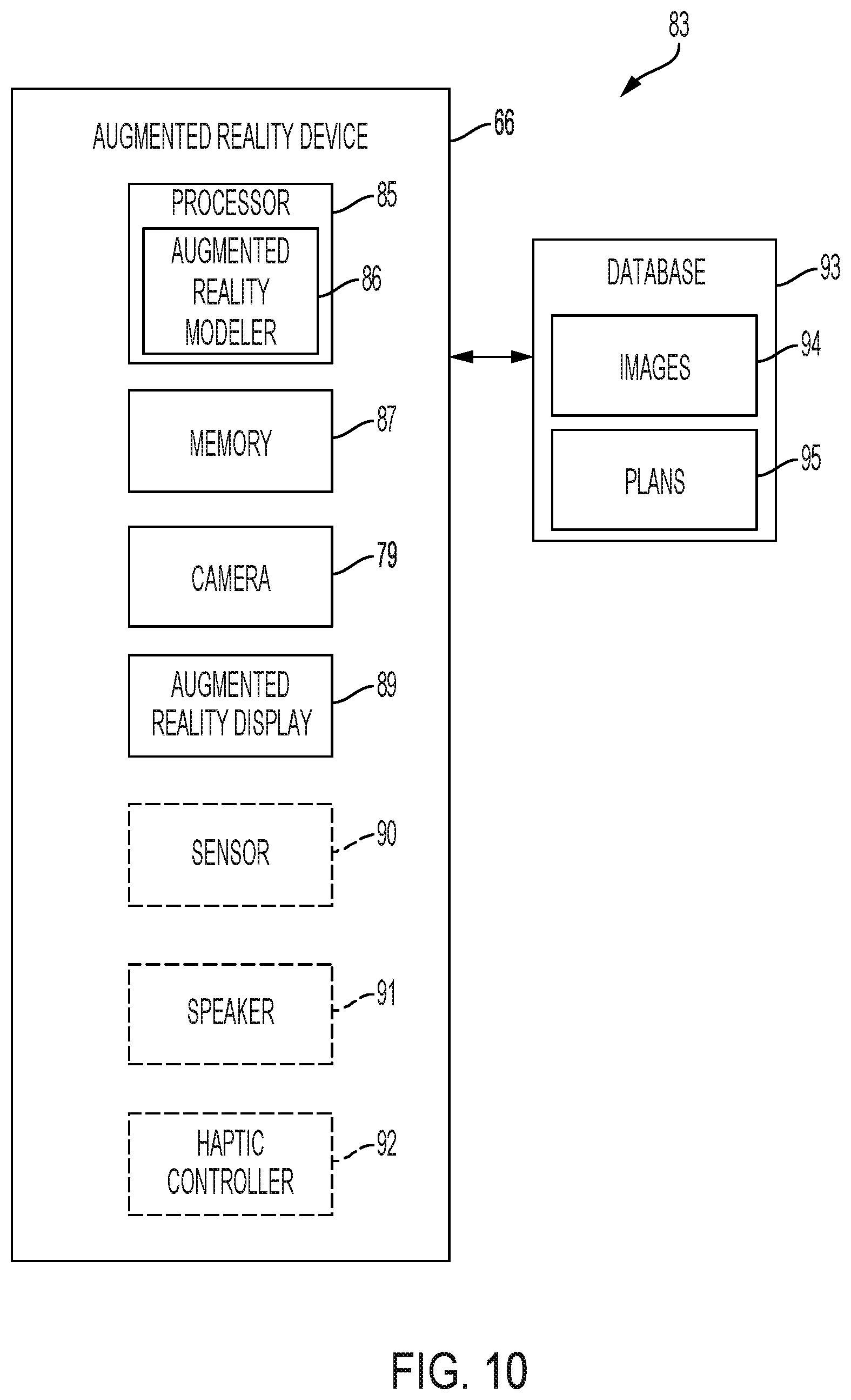 Patent US12315036 Figure 10 – Mixed reality feedback systems that cooperate to increase efficient perception of complex data feeds