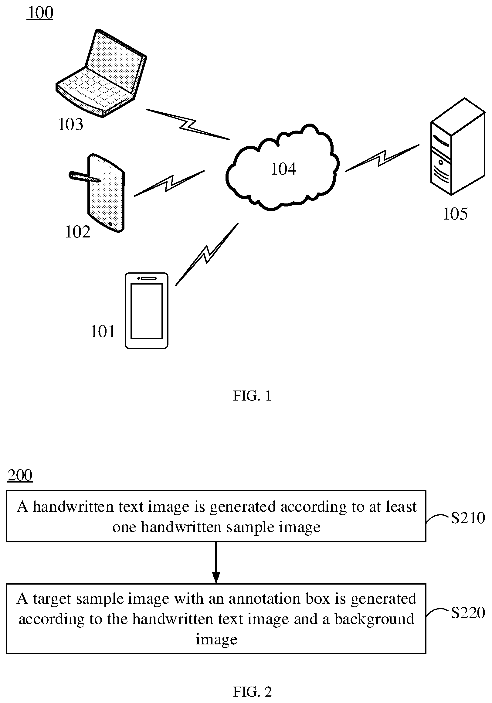 Patent US12315048 Figure 1 – Method of generating image sample, method of recognizing text, device and medium