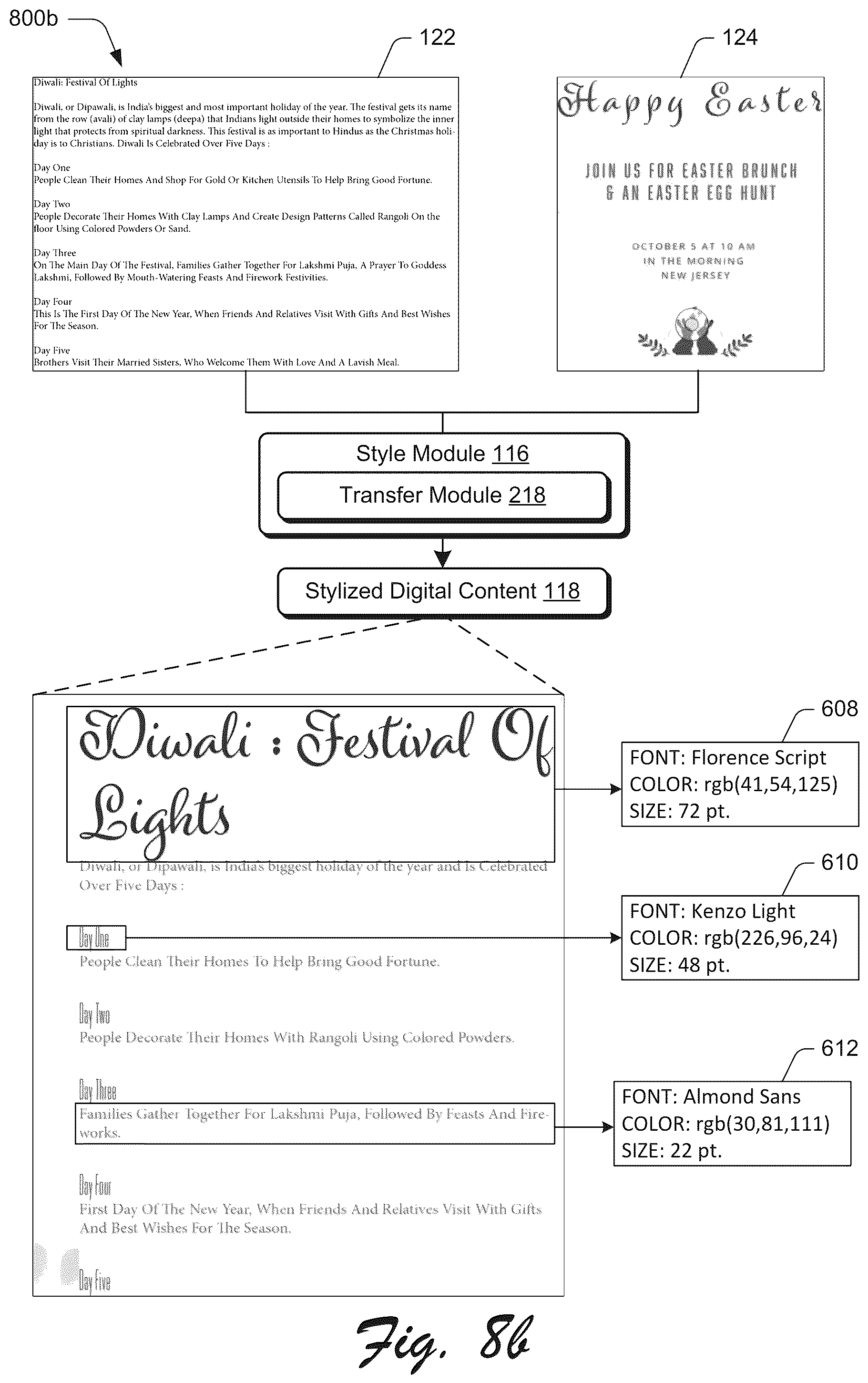 Patent US12315051 Figure 9 – Reference based digital content stylization