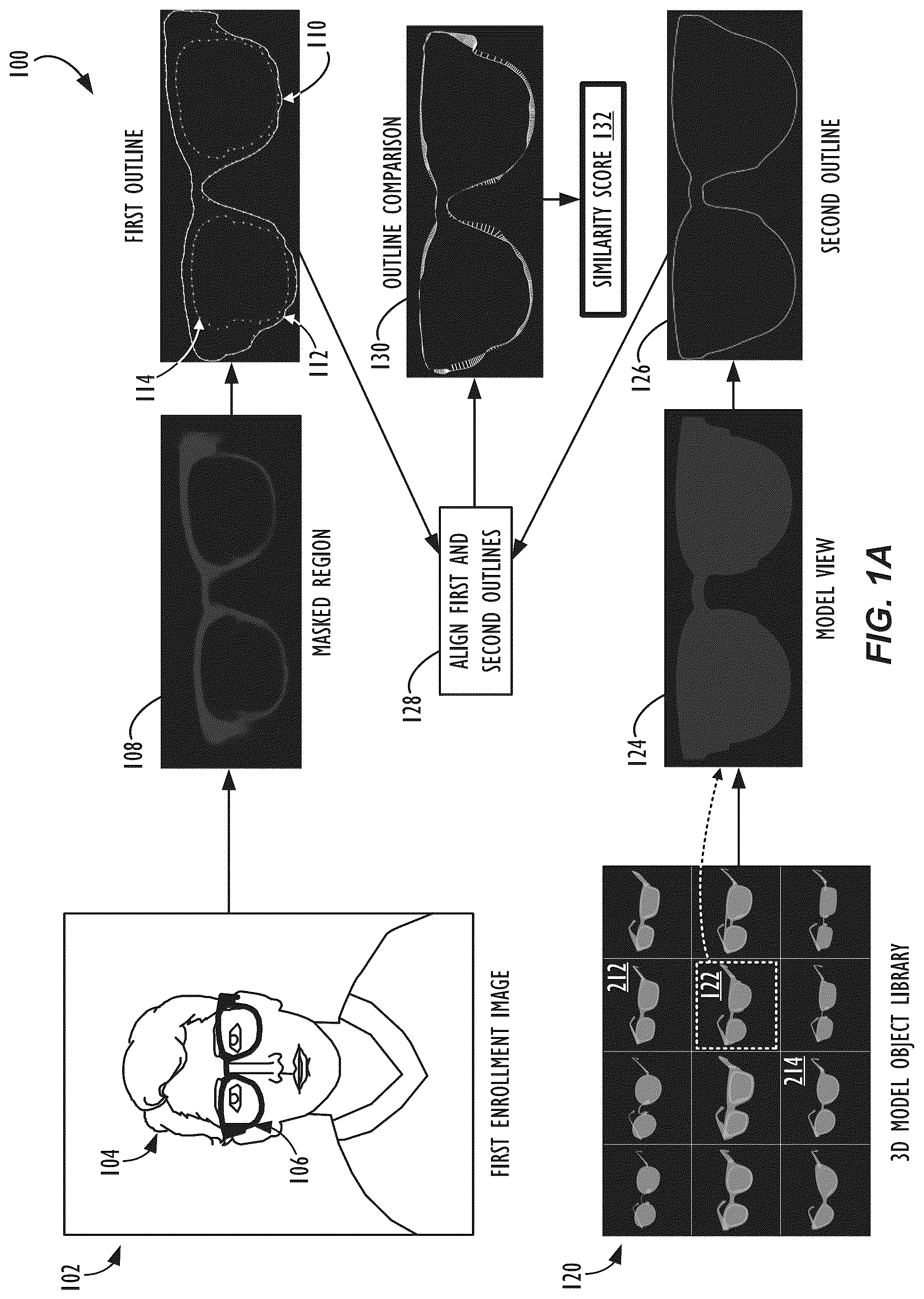 Patent US12315056 Figure 1 – Accessory detection and determination for avatar enrollment