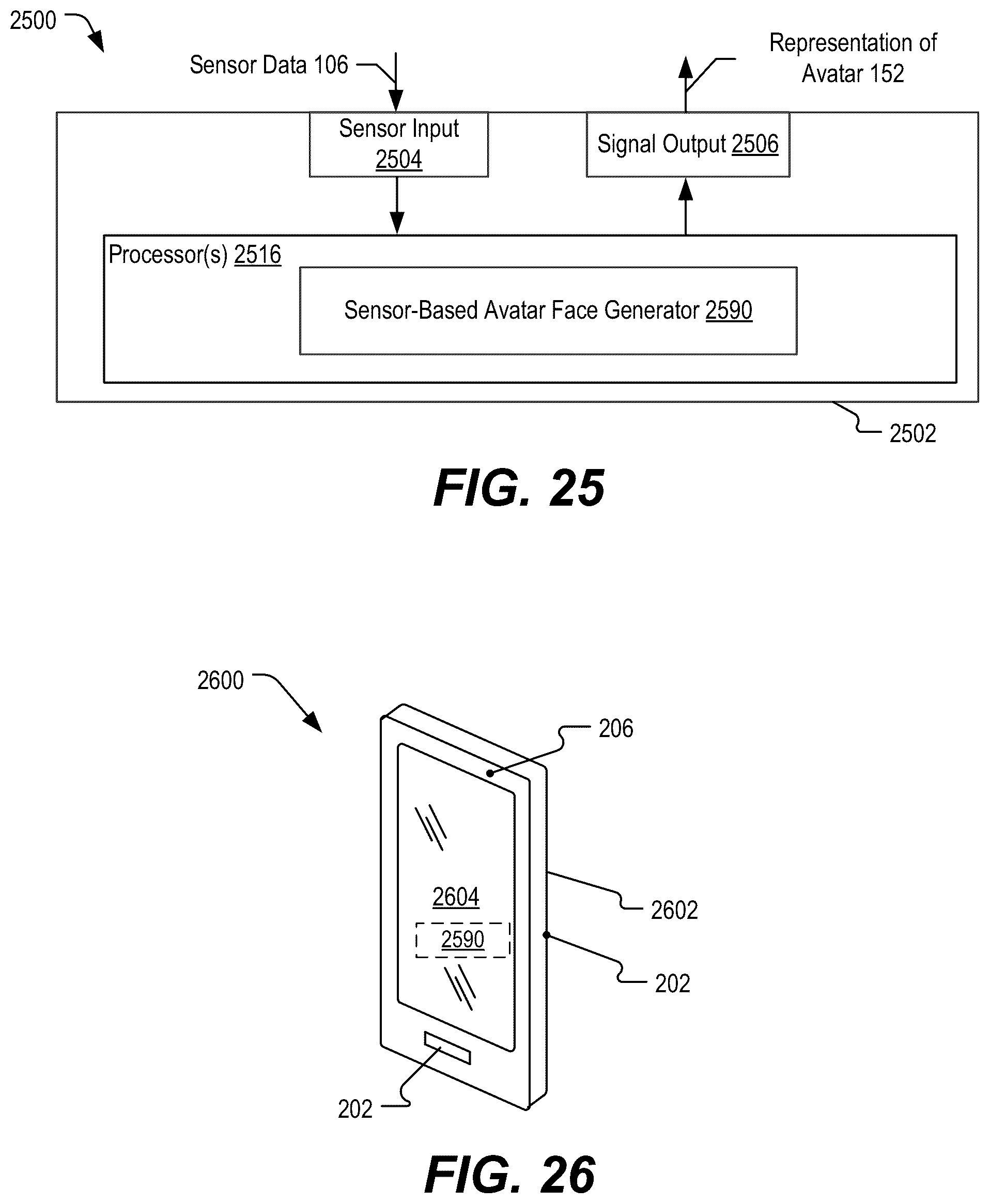 Patent US12315057 Figure 14 – Avatar facial expressions based on semantical context