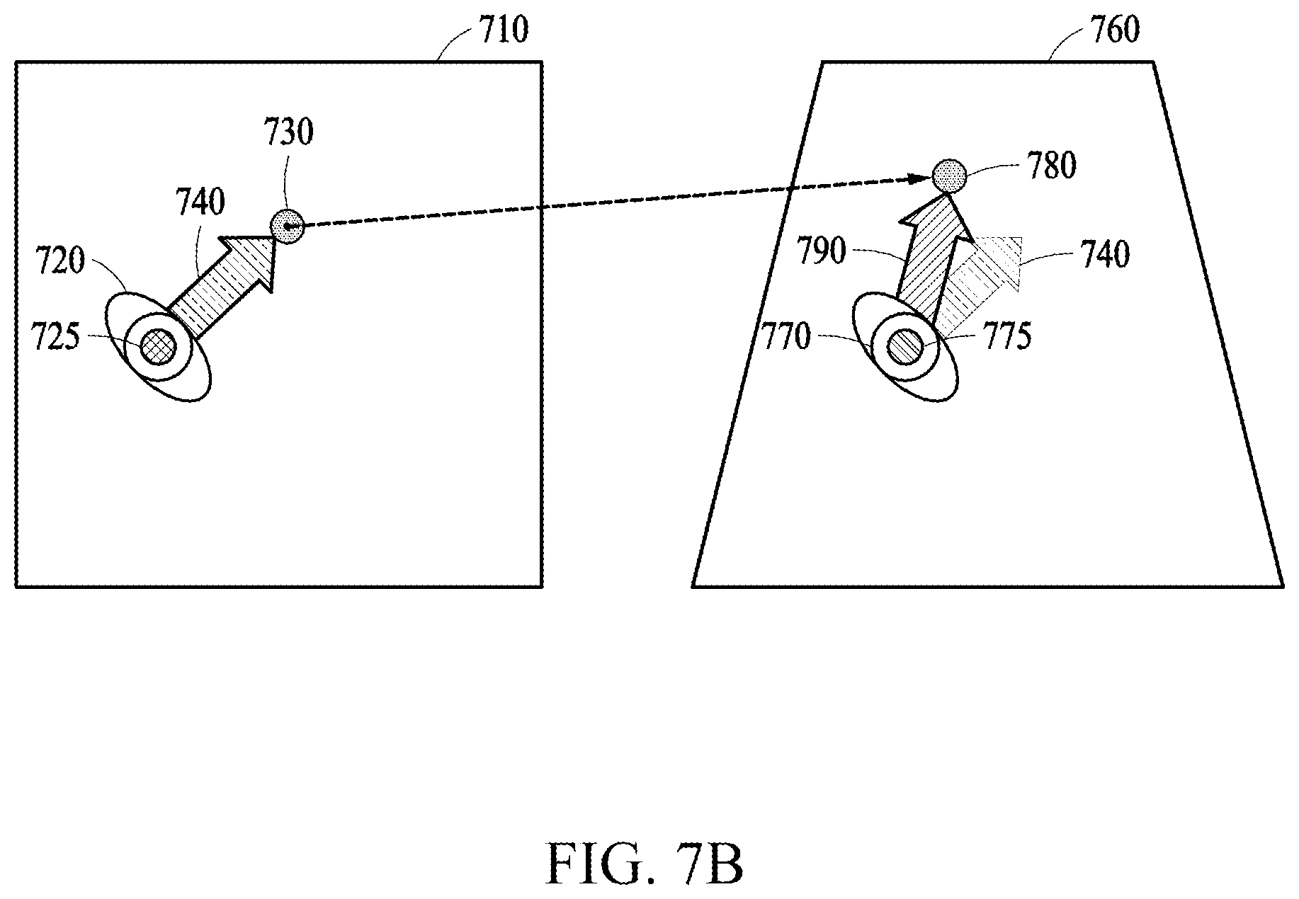 Patent US12315058 Figure 8 – Method and apparatus with object motion transfer