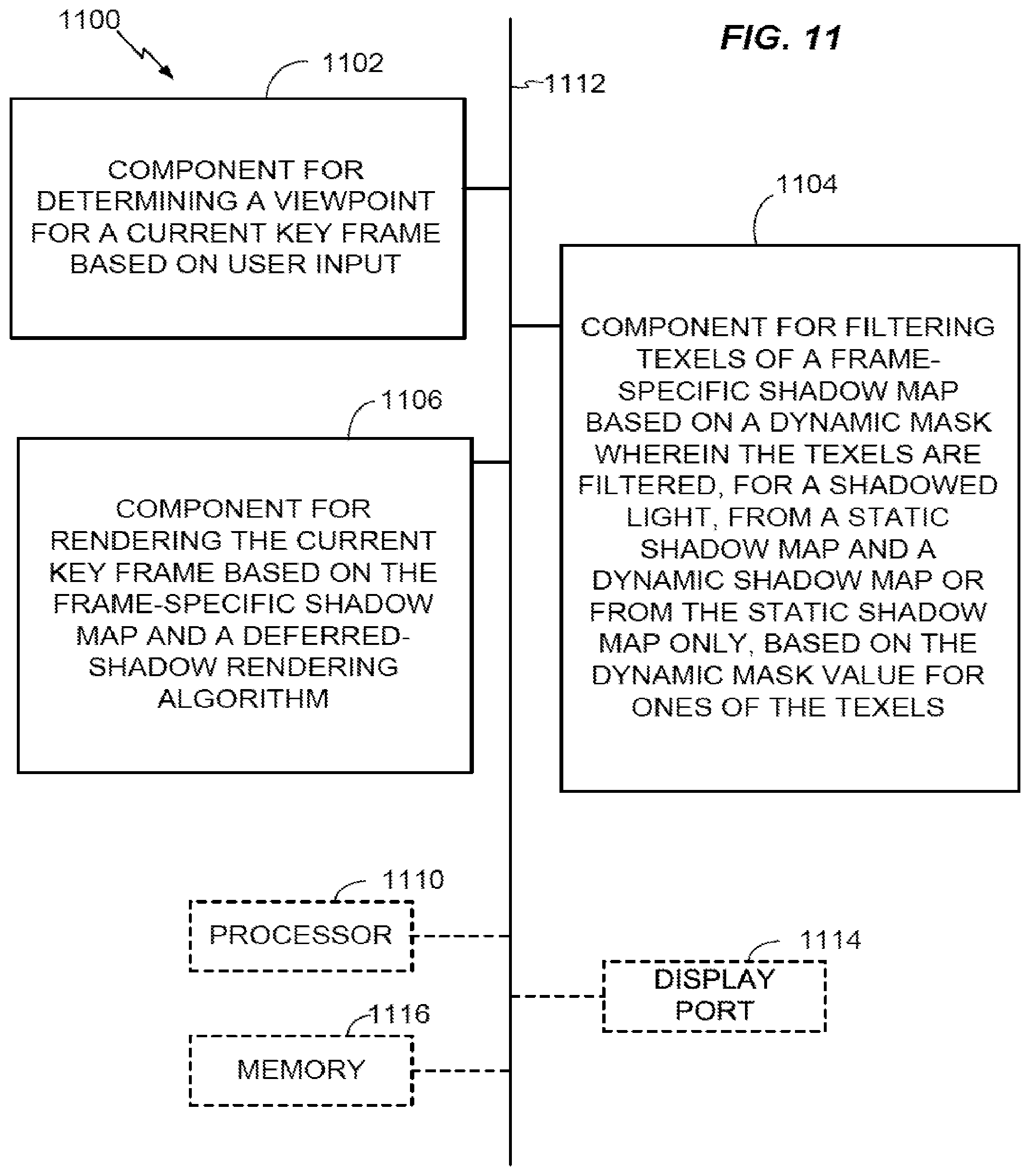 Patent US12315068 Figure 10 – Efficient real-time shadow rendering