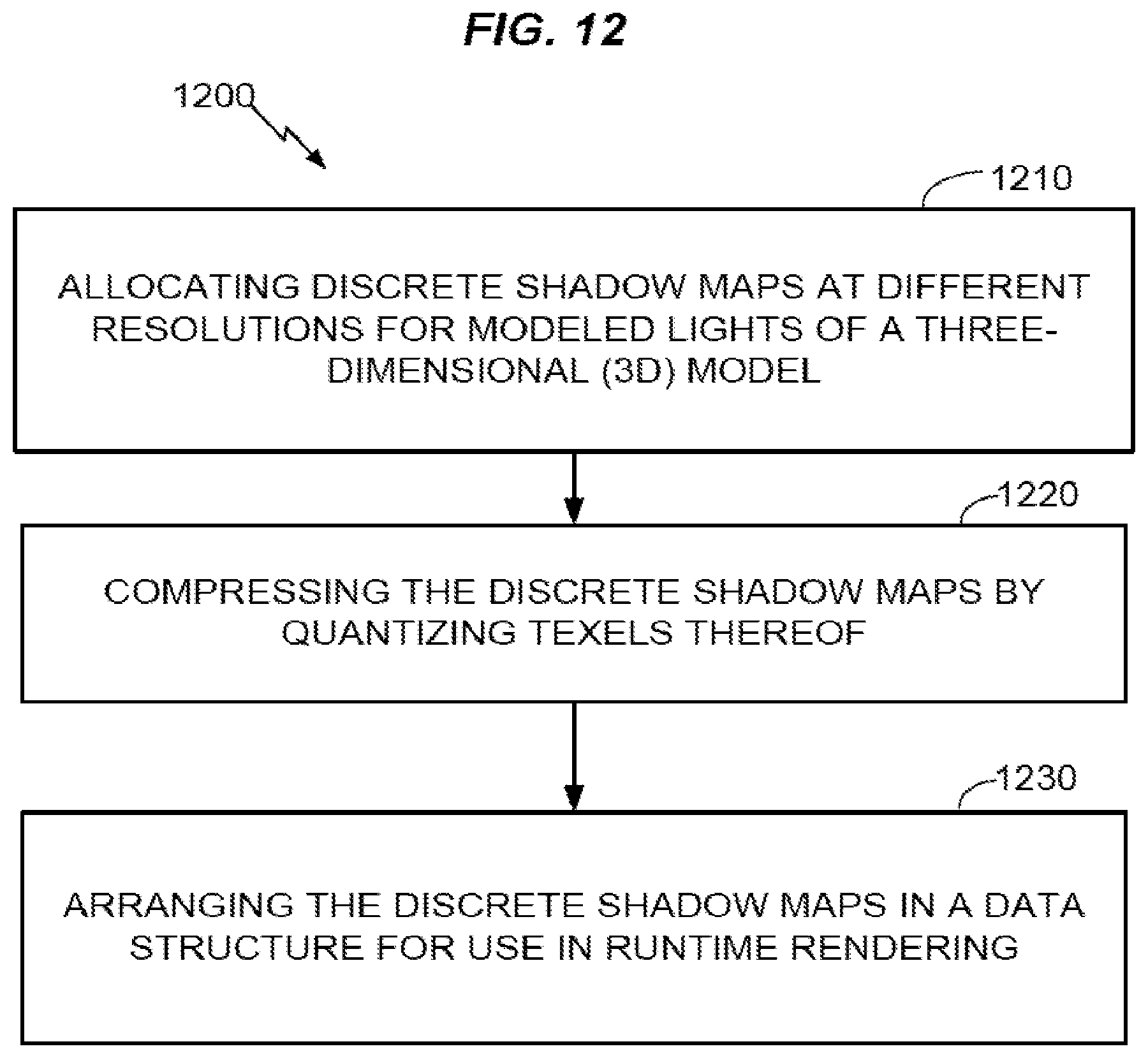 Patent US12315068 Figure 11 – Efficient real-time shadow rendering