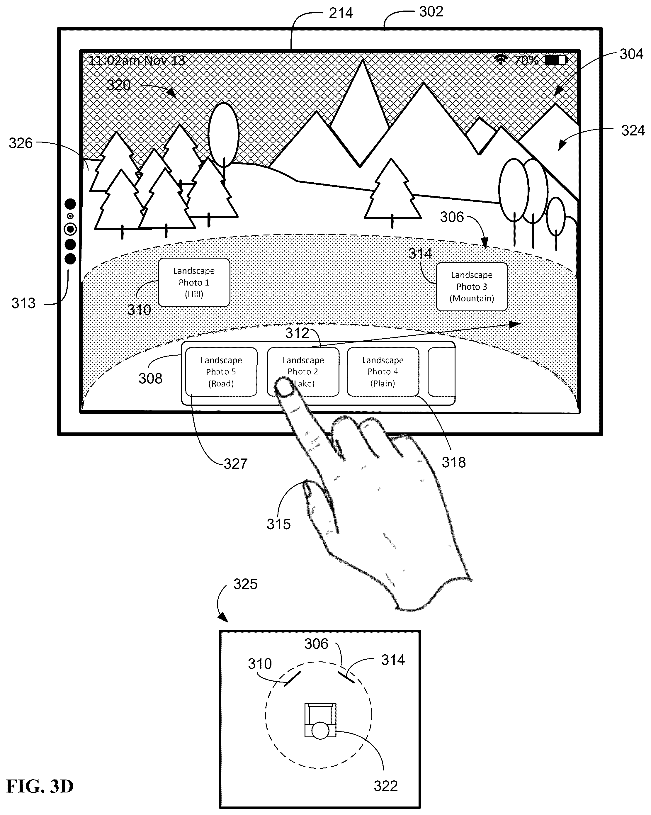 Patent US12315071 Figure 7 – Devices and methods for generating and/or presenting three-dimensional landscapes