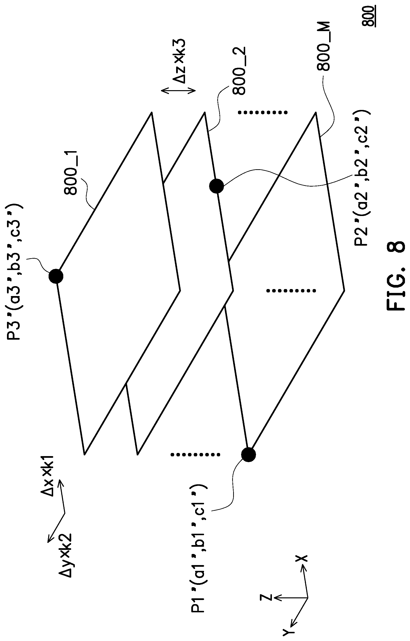 Patent US12315073 Figure 8 – Three-dimensional image display method and display device with three-dimensional image display function