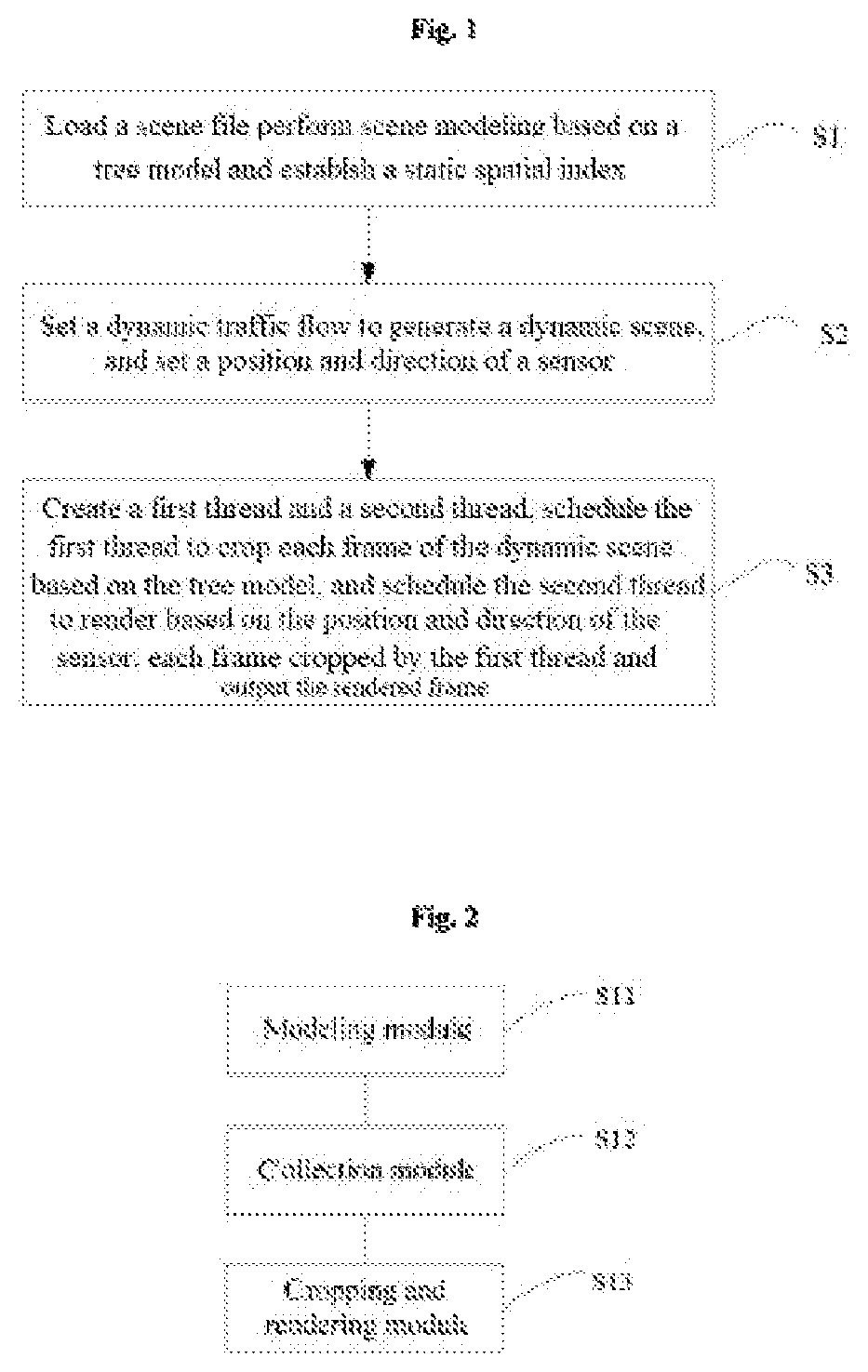 Patent US12315078 Figure 1 – Self-driving simulation rendering method and apparatus, device, and readable medium