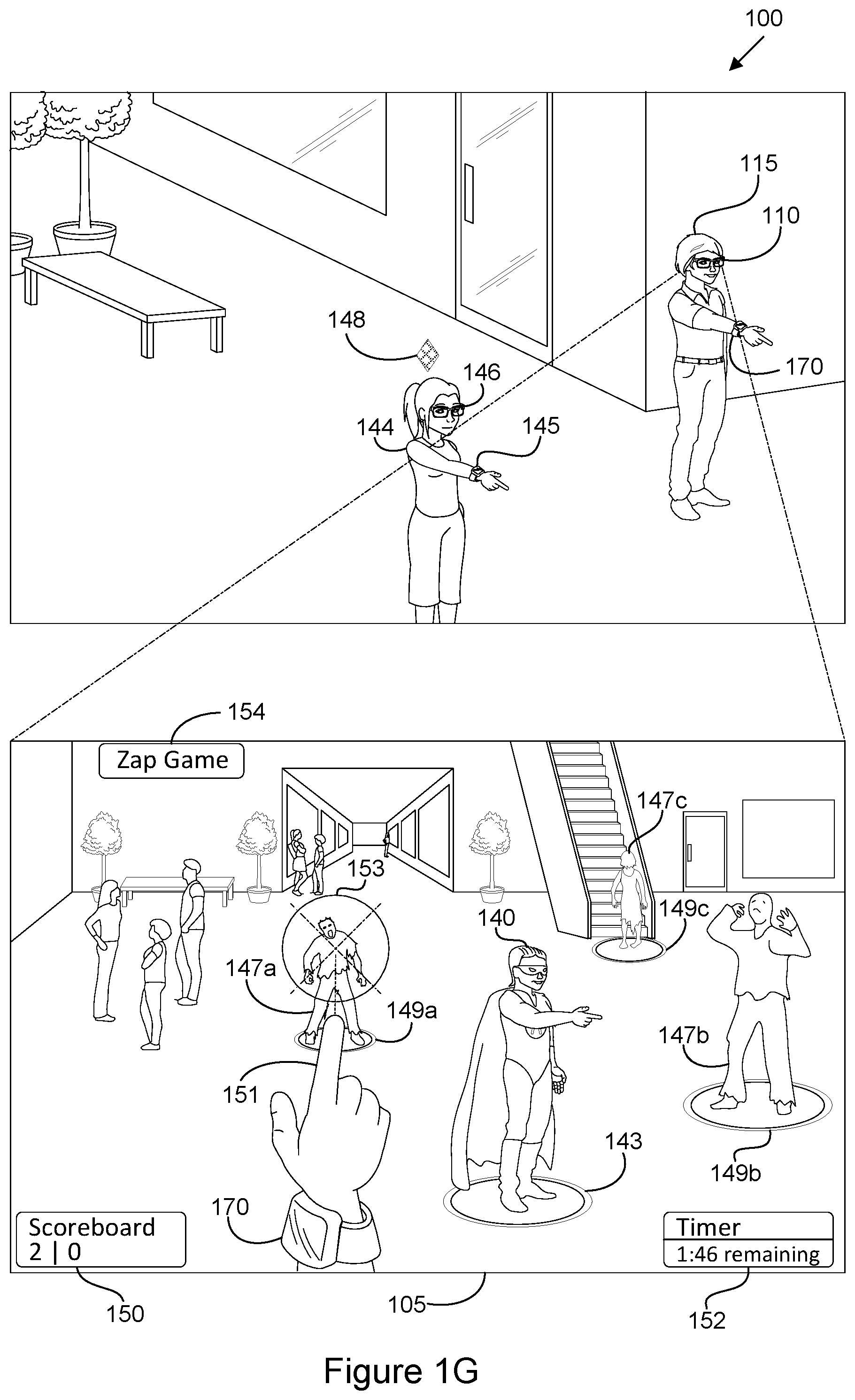 Patent US12315085 Figure 7 – Methods for participating in an artificial-reality application that coordinates artificial-reality activities between a user and at least one suggested user