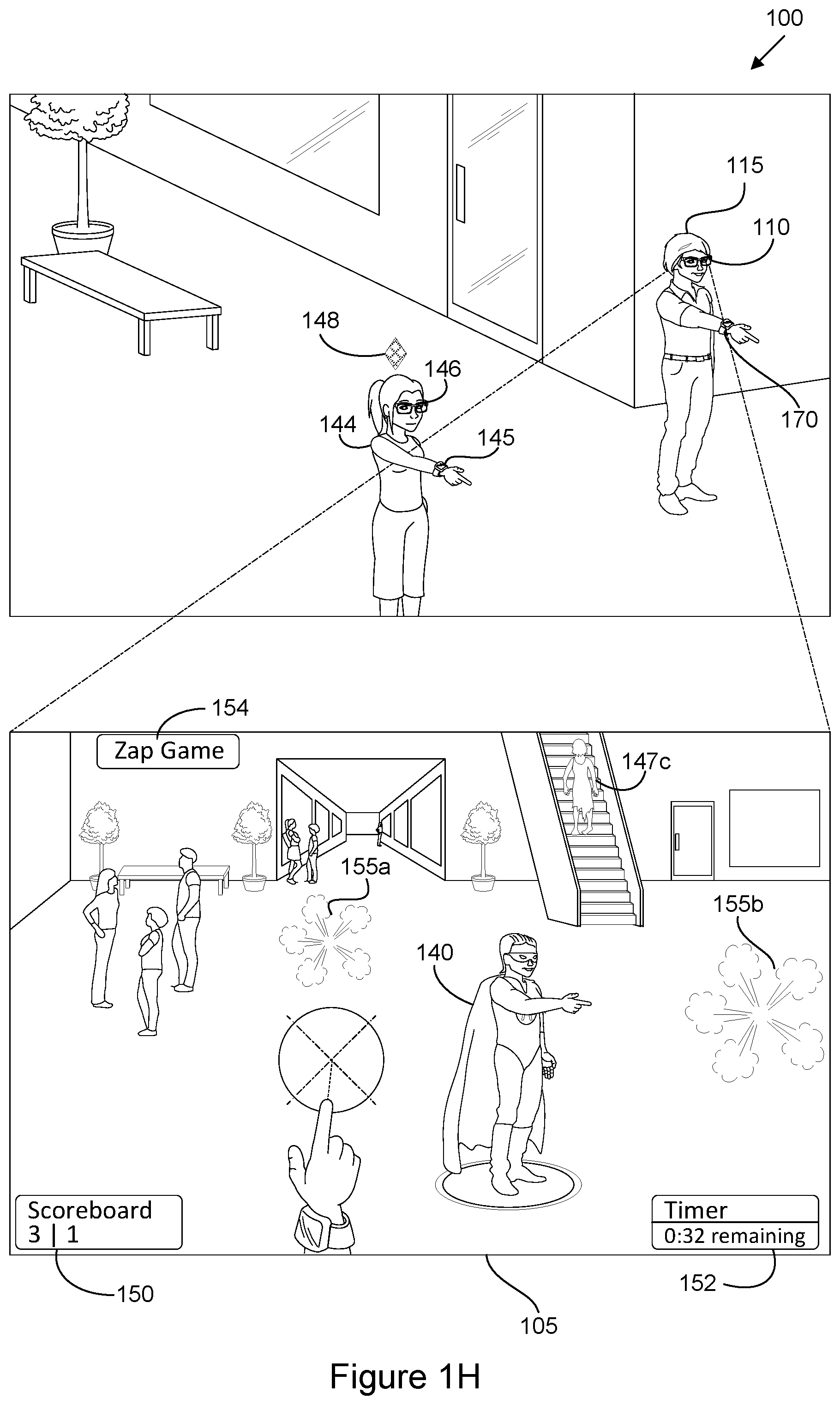 Patent US12315085 Figure 8 – Methods for participating in an artificial-reality application that coordinates artificial-reality activities between a user and at least one suggested user