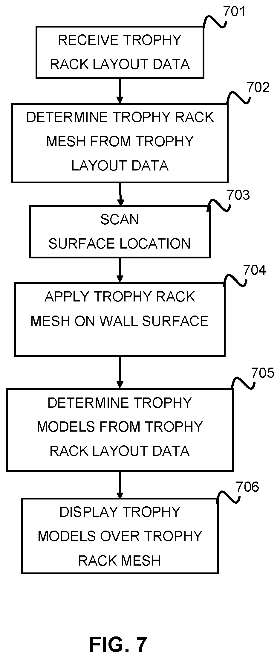 Patent US12315087 Figure 7 – Interactive augmented reality trophy system