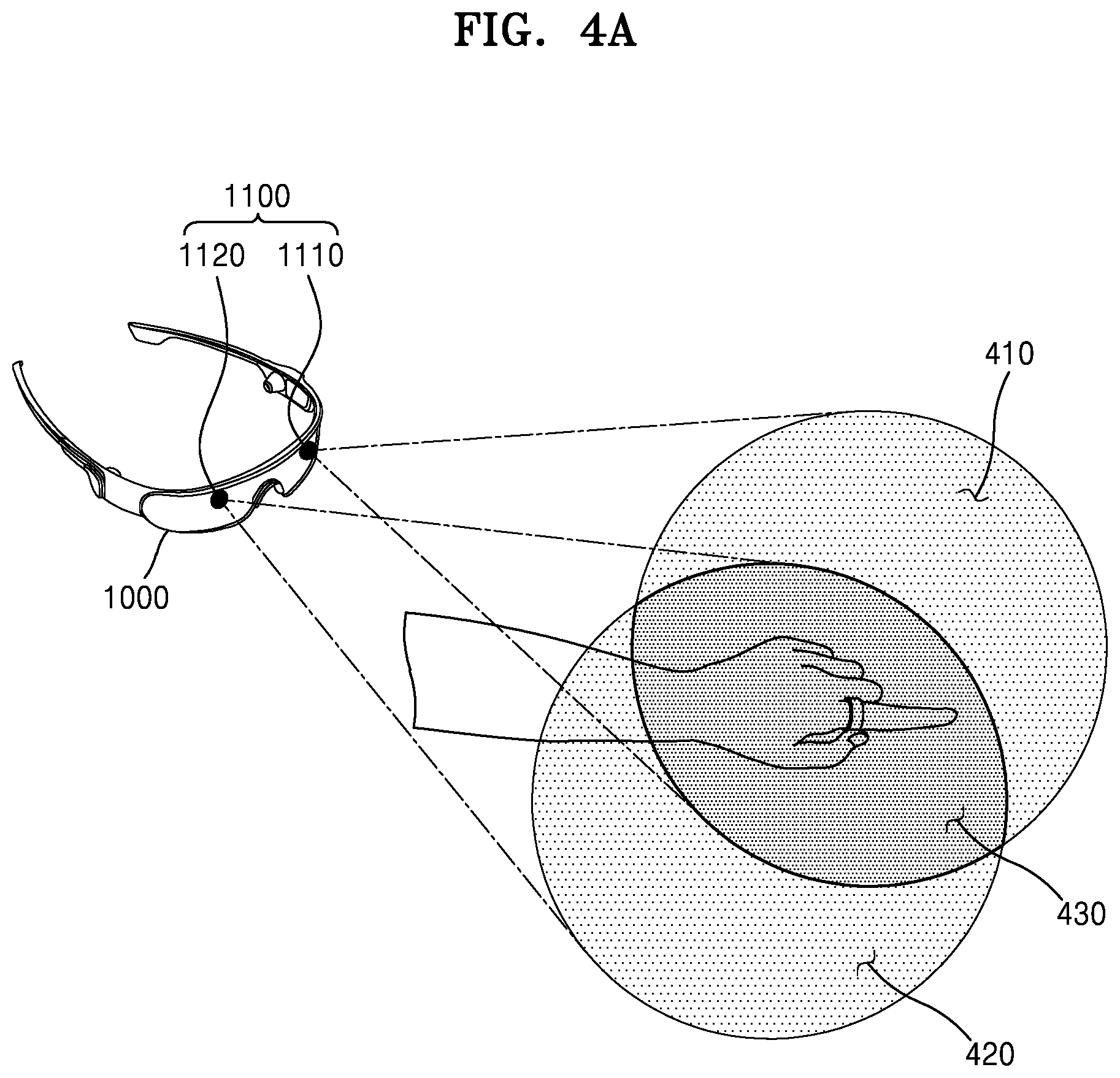 Patent US12315088 Figure 5 – Augmented reality device for obtaining position information of joints of user's hand and operating method thereof