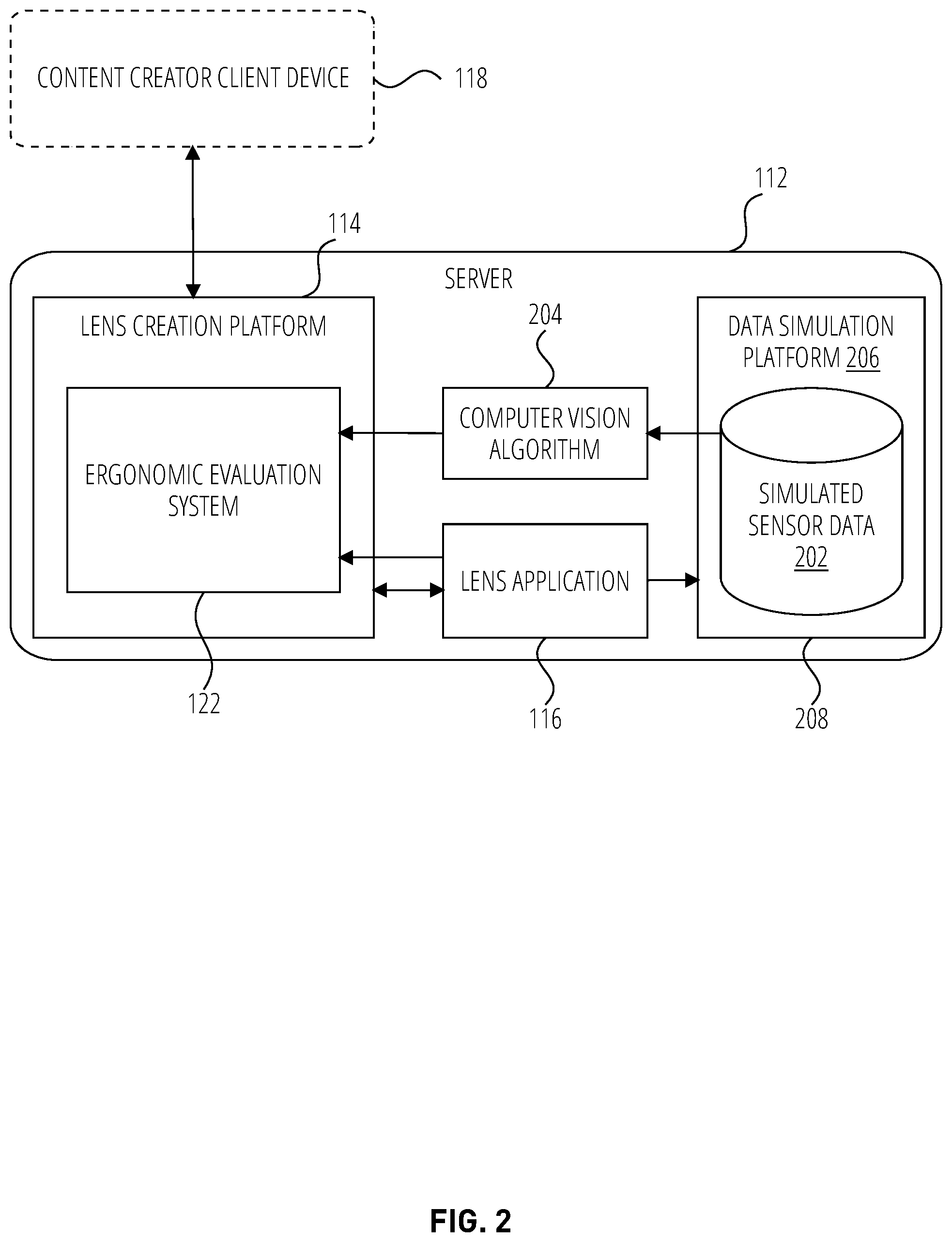 Patent US12315089 Figure 2 – Augmented reality ergonomics evaluation system