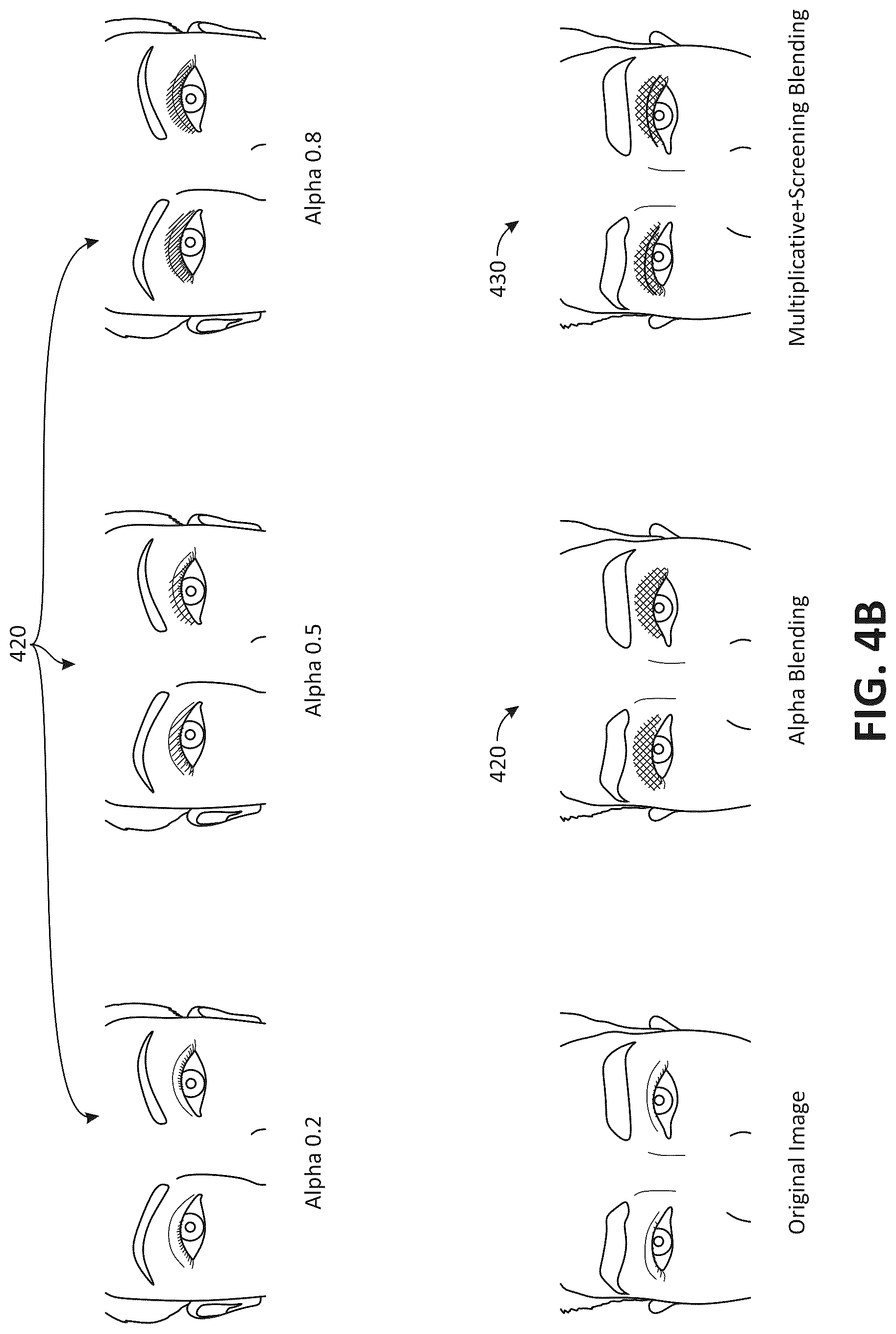 Patent US12315090 Figure 7 – Augmented reality virtual makeup try-on