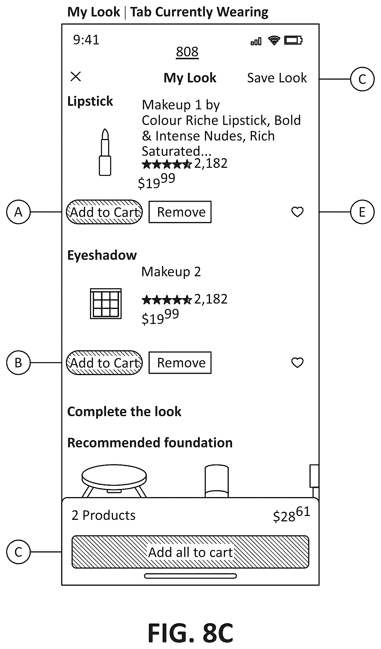 Patent US12315090 Figure 13 – Augmented reality virtual makeup try-on