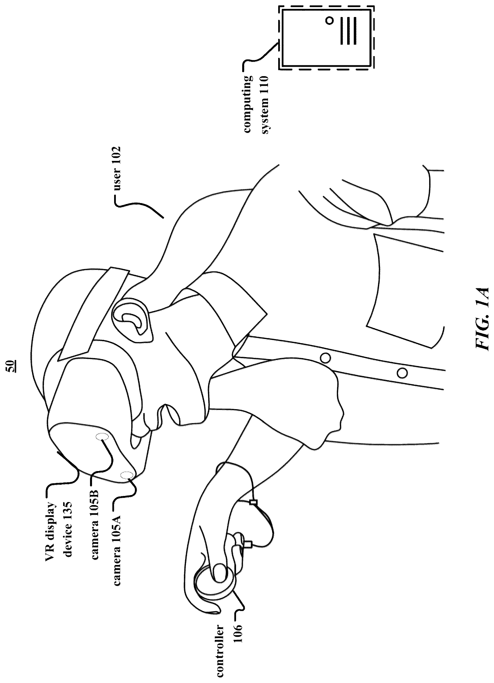 Patent US12315092 Figure 1 – Systems and methods for providing spatial awareness in virtual reality