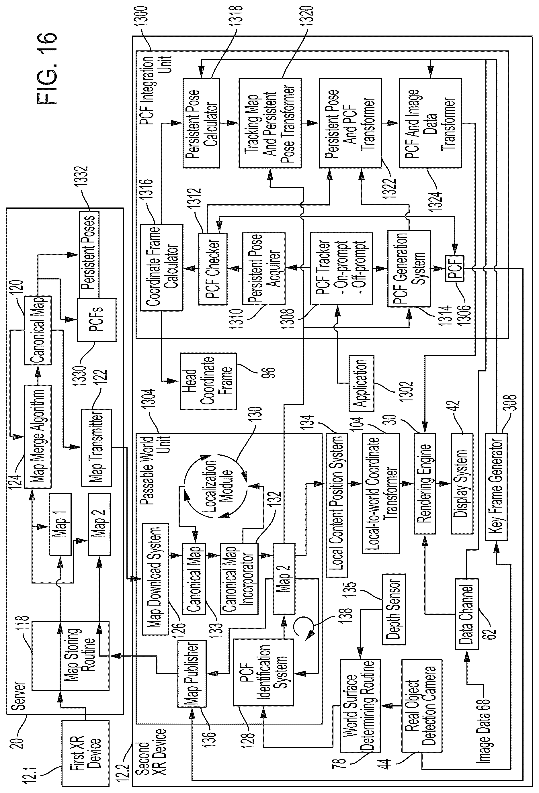 Patent US12315097 Figure 17 – Cross reality system with fast localization