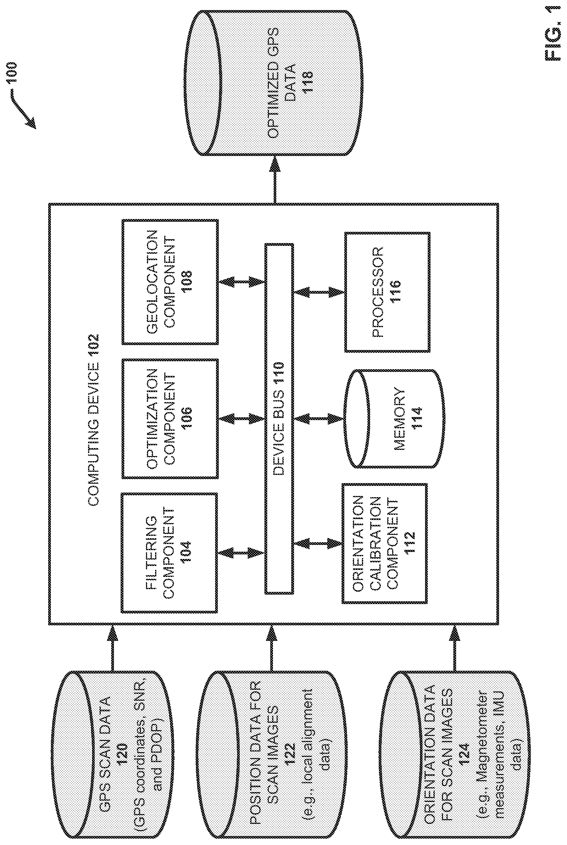Patent US12315101 Figure 1 – Selecting exterior images of a structure based on capture positions of indoor images associated with the structure