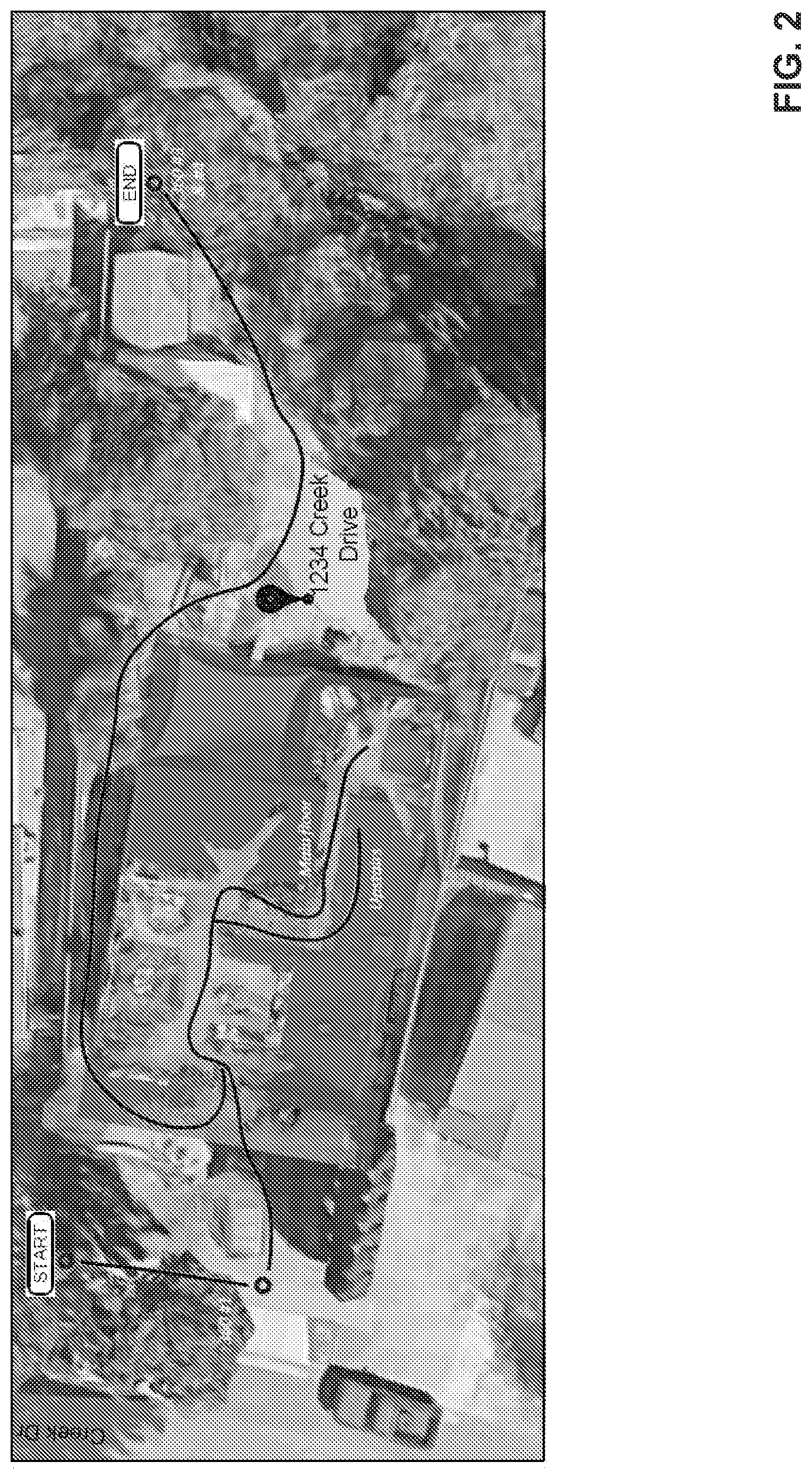 Patent US12315101 Figure 2 – Selecting exterior images of a structure based on capture positions of indoor images associated with the structure