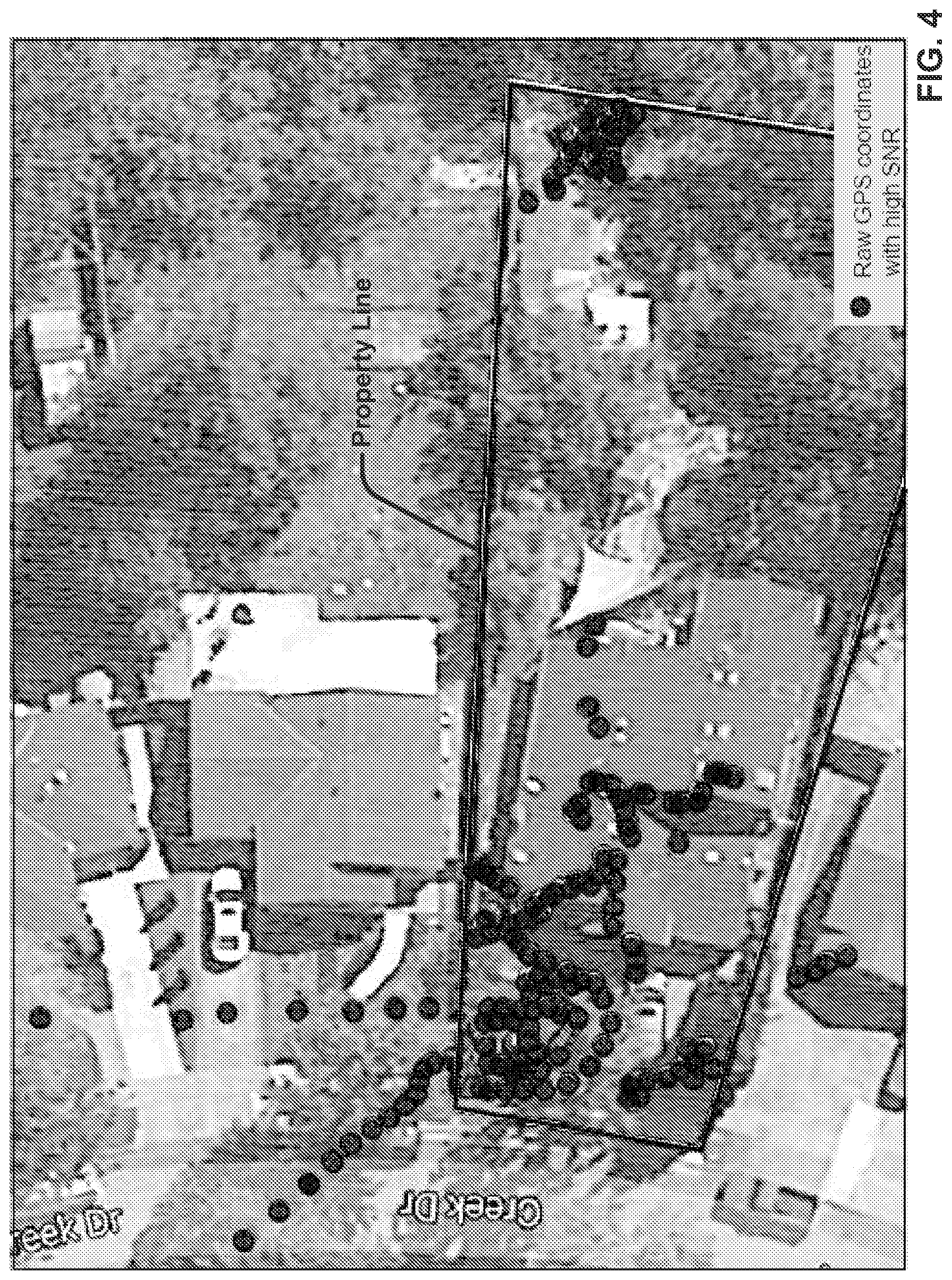 Patent US12315101 Figure 4 – Selecting exterior images of a structure based on capture positions of indoor images associated with the structure