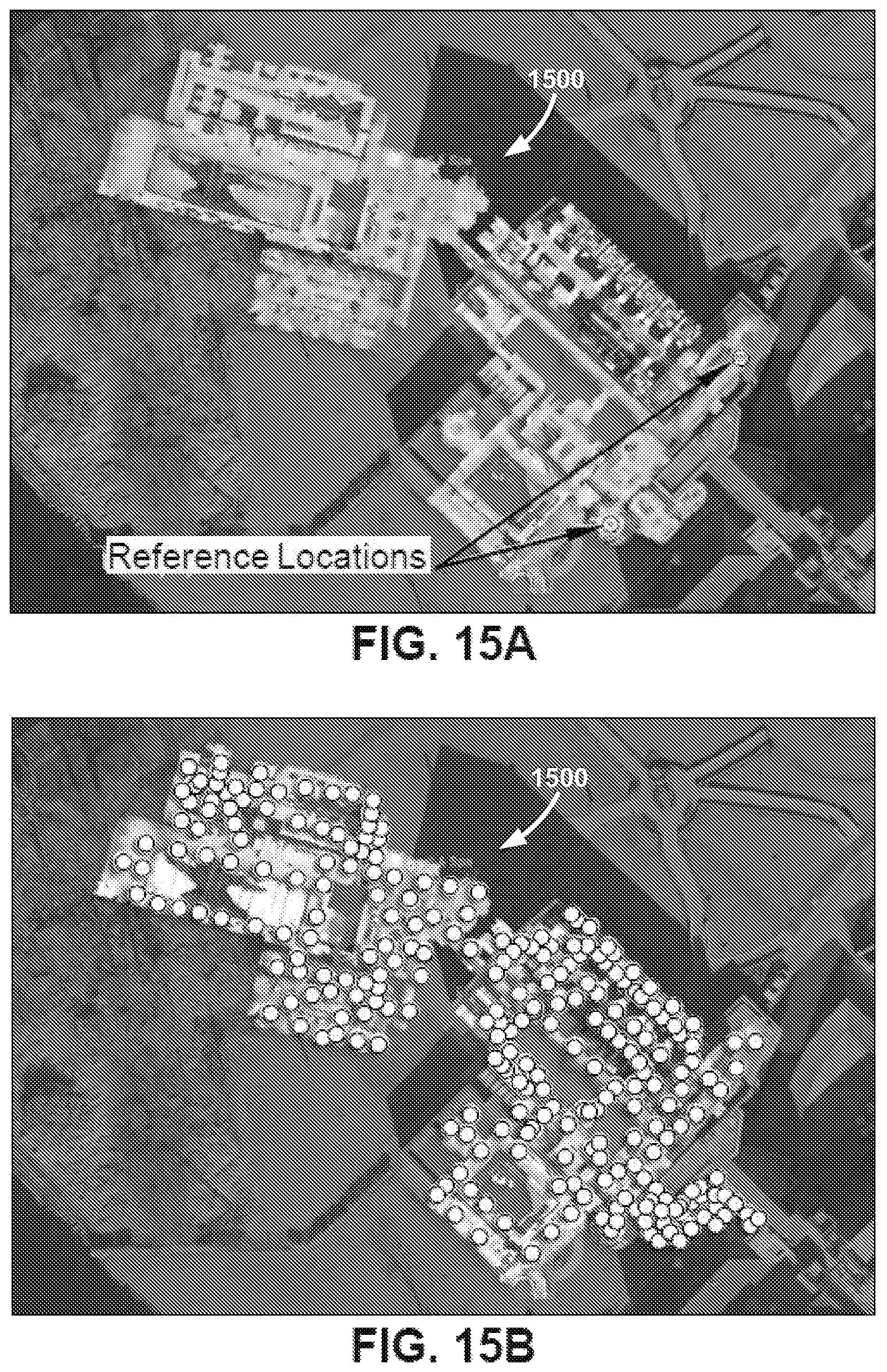 Patent US12315101 Figure 15 – Selecting exterior images of a structure based on capture positions of indoor images associated with the structure