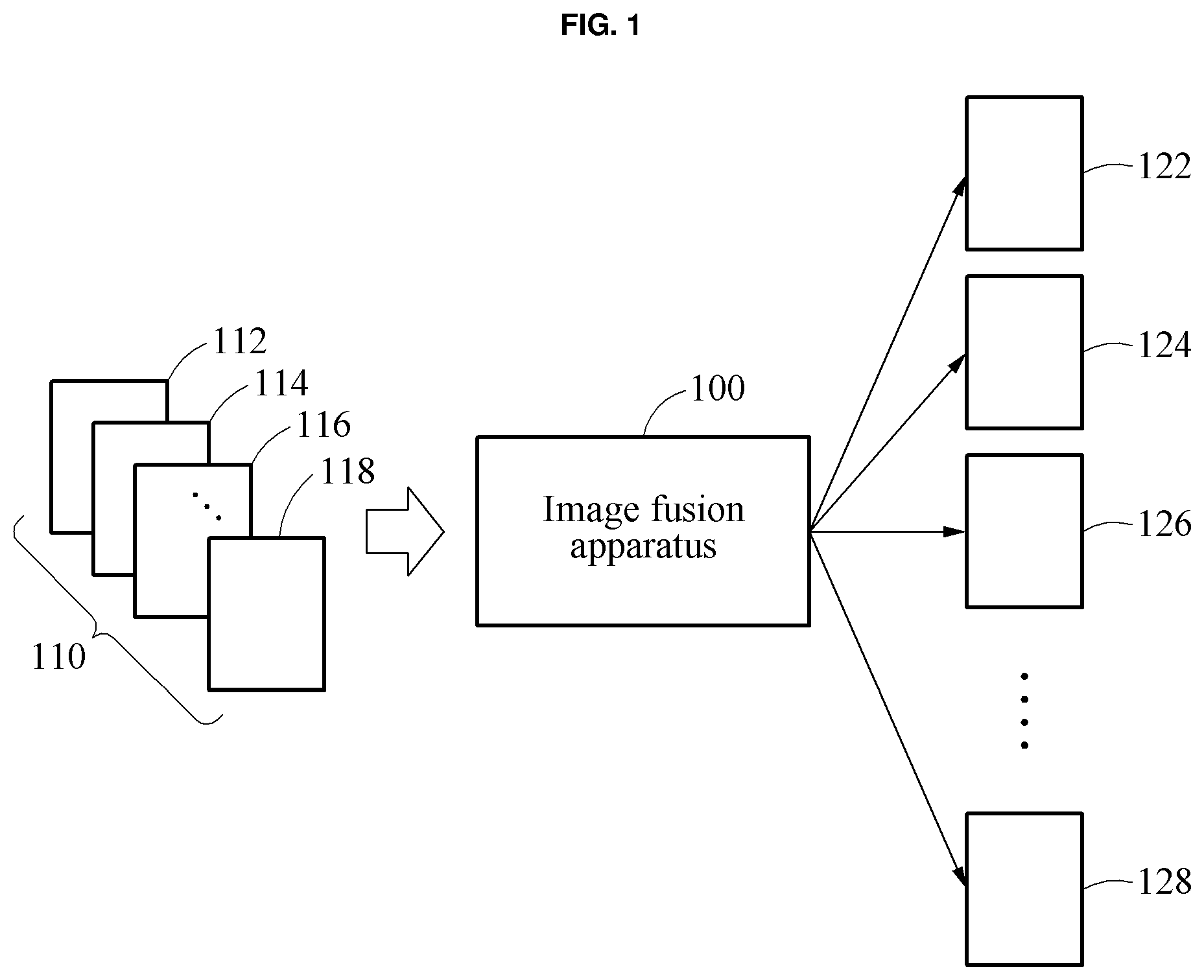 Patent US12315115 — Method and apparatus with image fusion — Figure 1