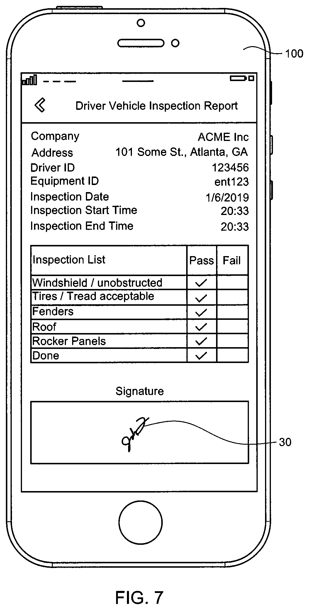 Patent US12315127 Figure 7 – Reporting method