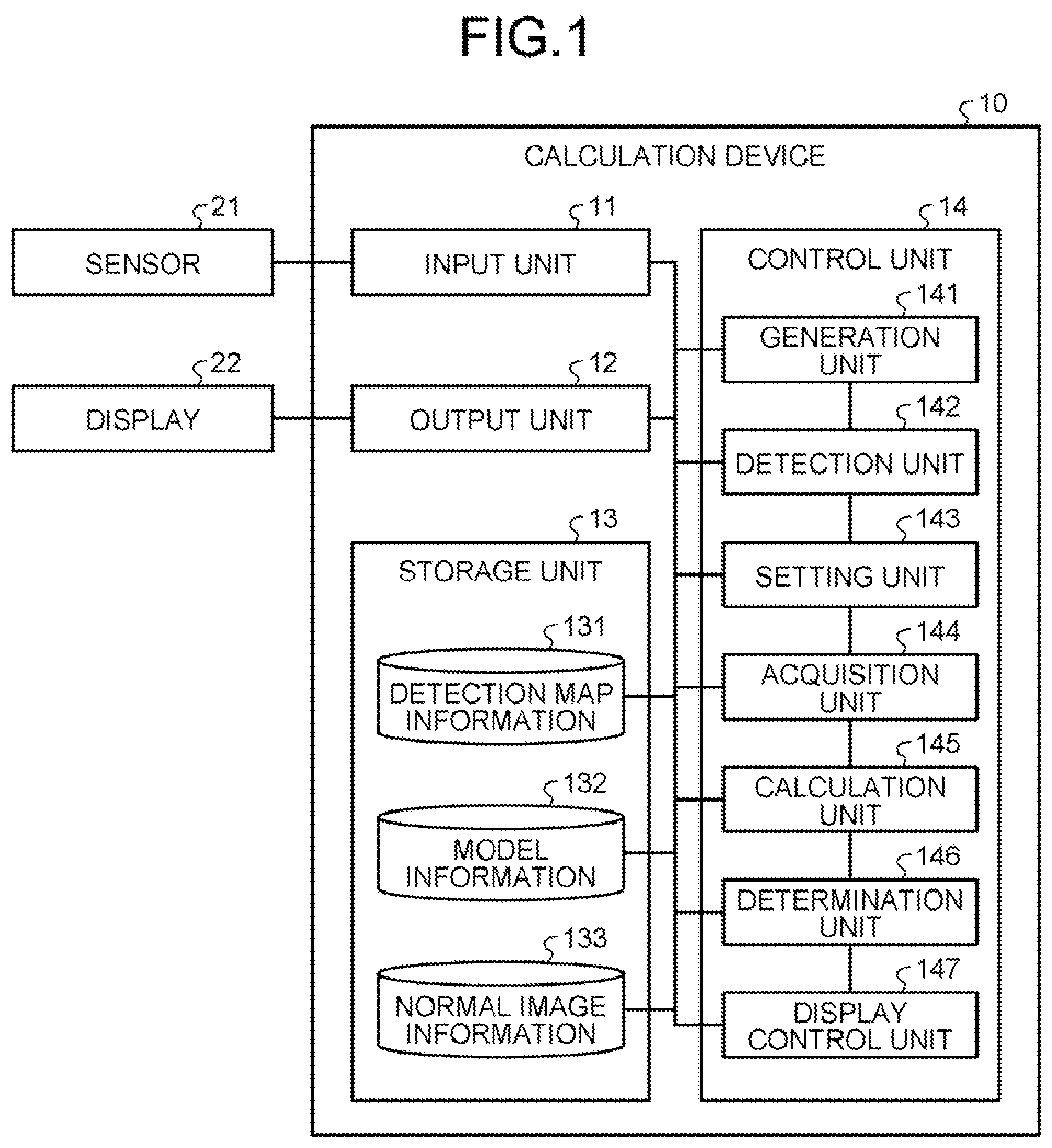 Patent US12315146 — Calculation method, calculation device, and computer-readable recording medium — Figure 1