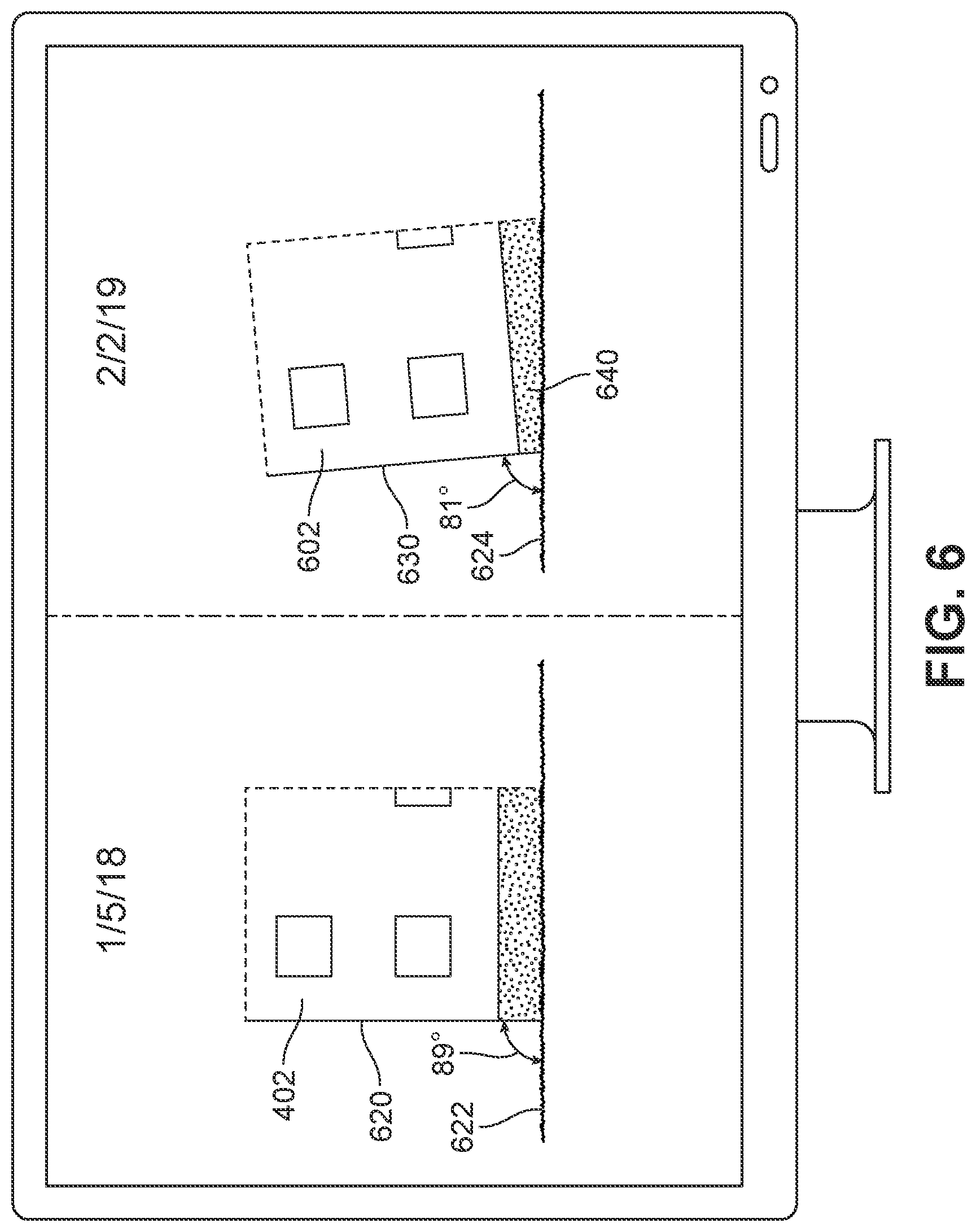 Patent US12315183 Figure 6 – System and method for detecting deviations in building structures using reconstructed 3D models