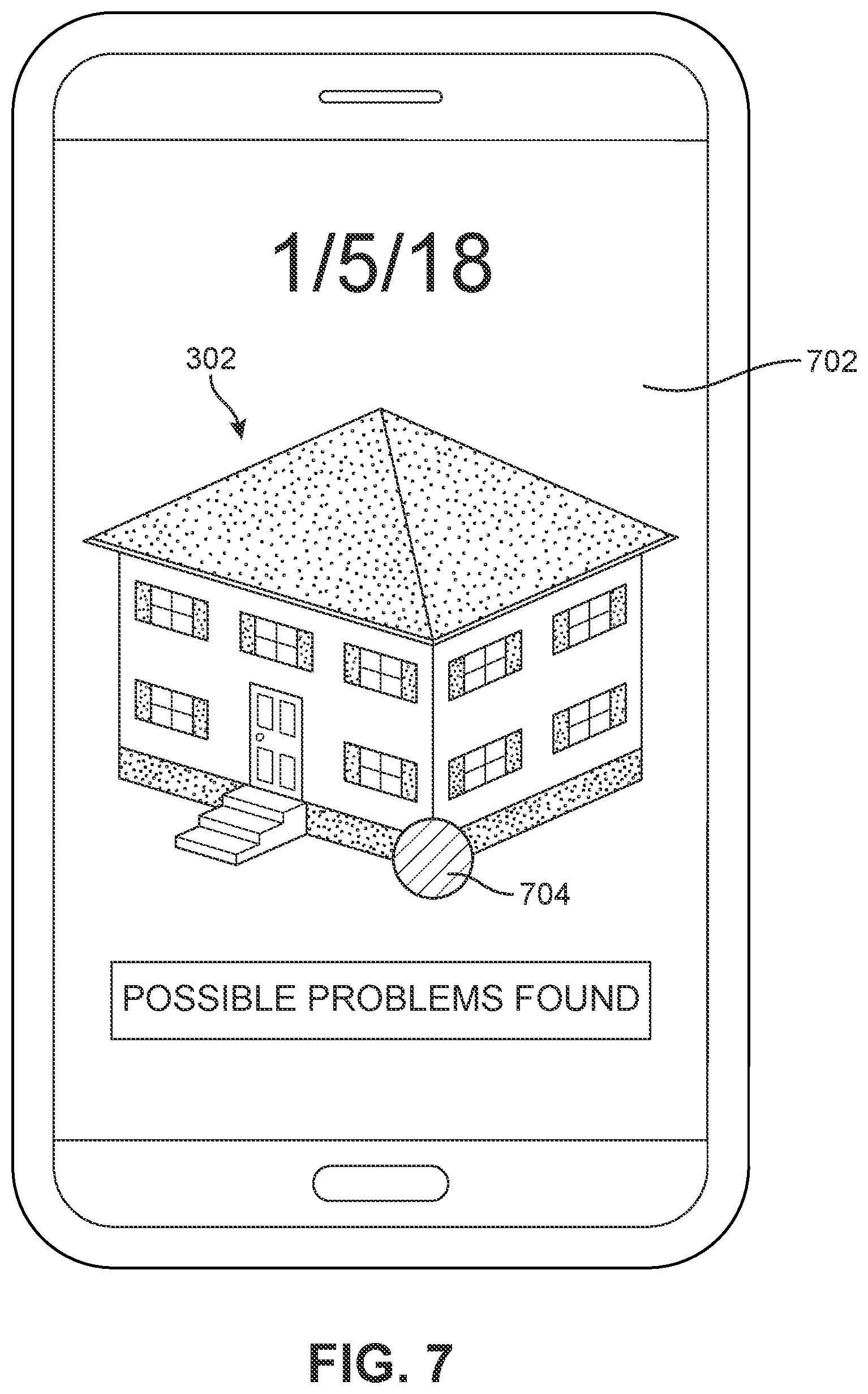 Patent US12315183 Figure 7 – System and method for detecting deviations in building structures using reconstructed 3D models