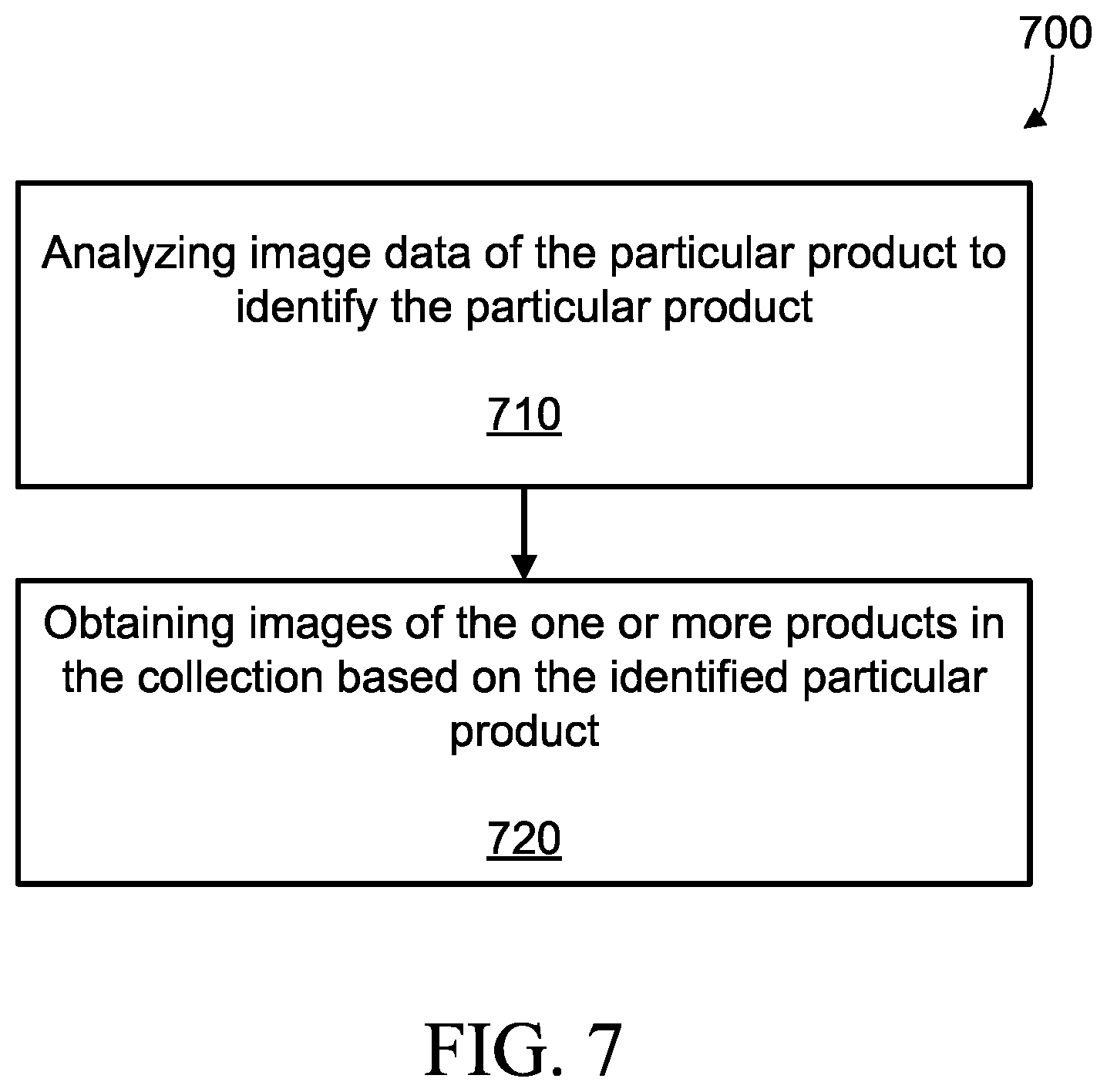 Patent US12315190 Figure 7 – System and method for generating recommendations during image capture of a product