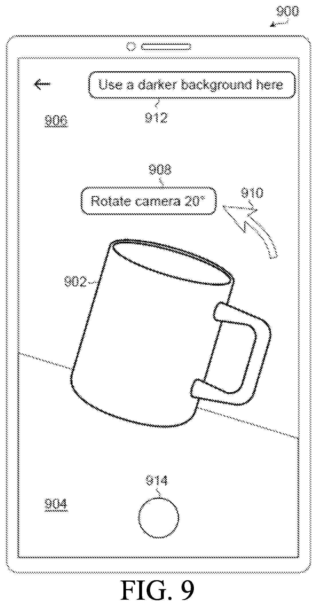 Patent US12315190 Figure 9 – System and method for generating recommendations during image capture of a product