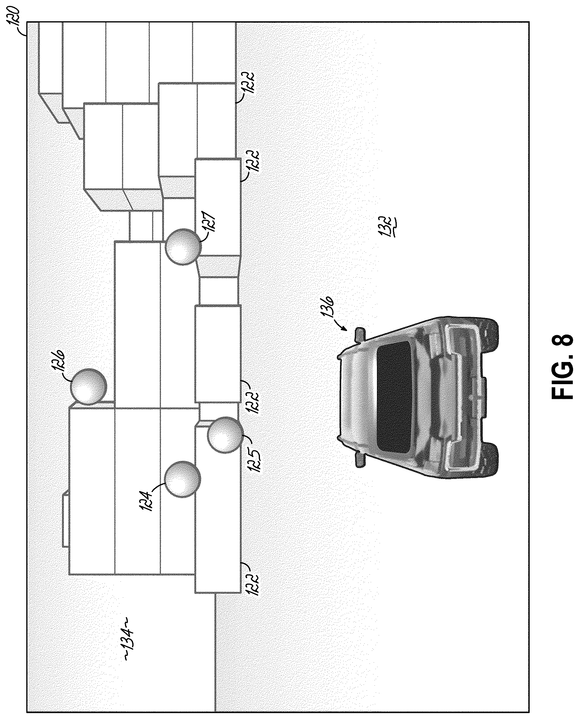 Patent US12315196 Figure 7 – Determining position using computer vision, lidar, and trilateration