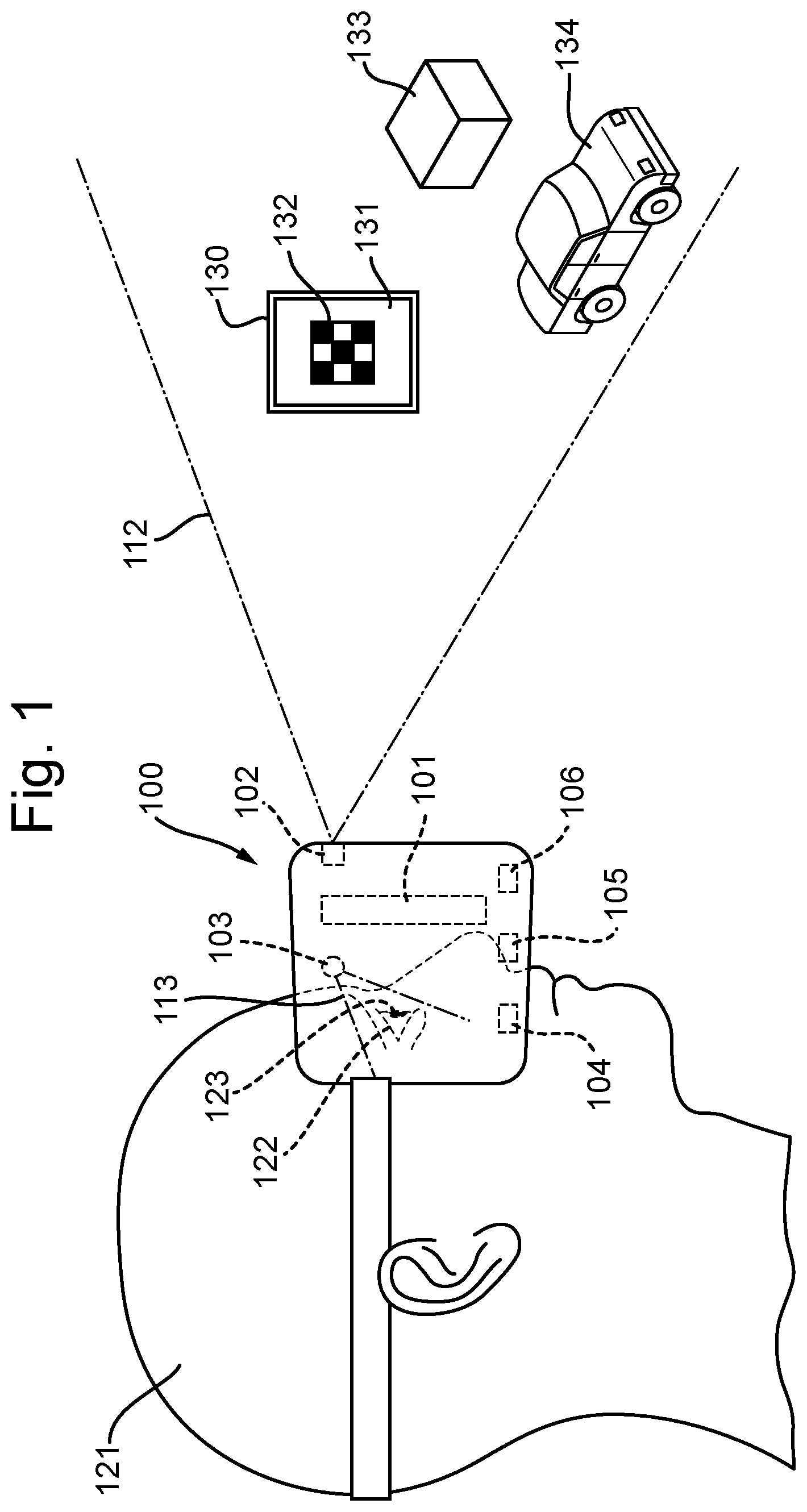 Patent US12315200 Figure 1 – Head-mounted display device and method thereof