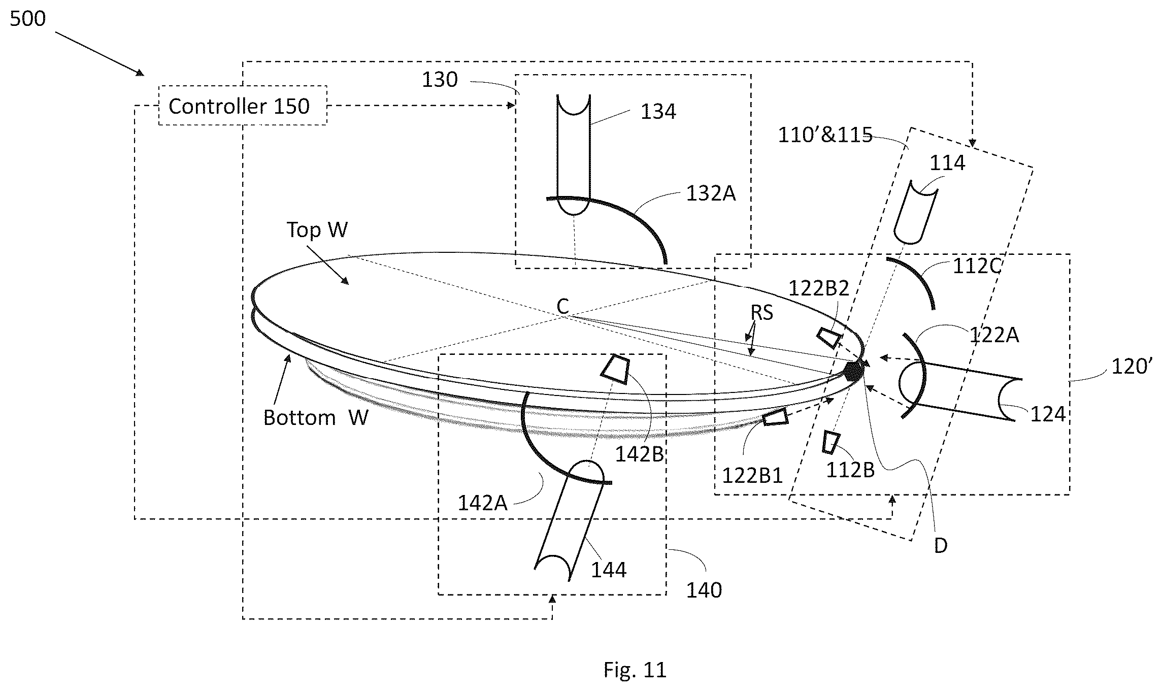 Patent US12315206 Figure 17 – Inspection system for edge and bevel inspection of semiconductor structures