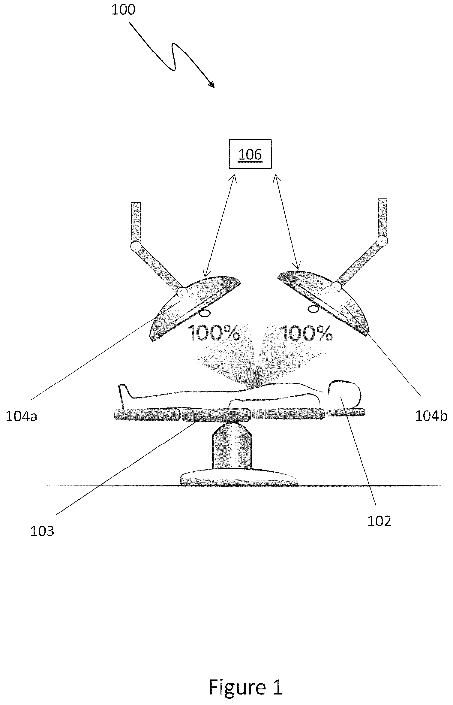 Patent US12315215 Figure 1 – Indication system for a surgical lighting apparatus