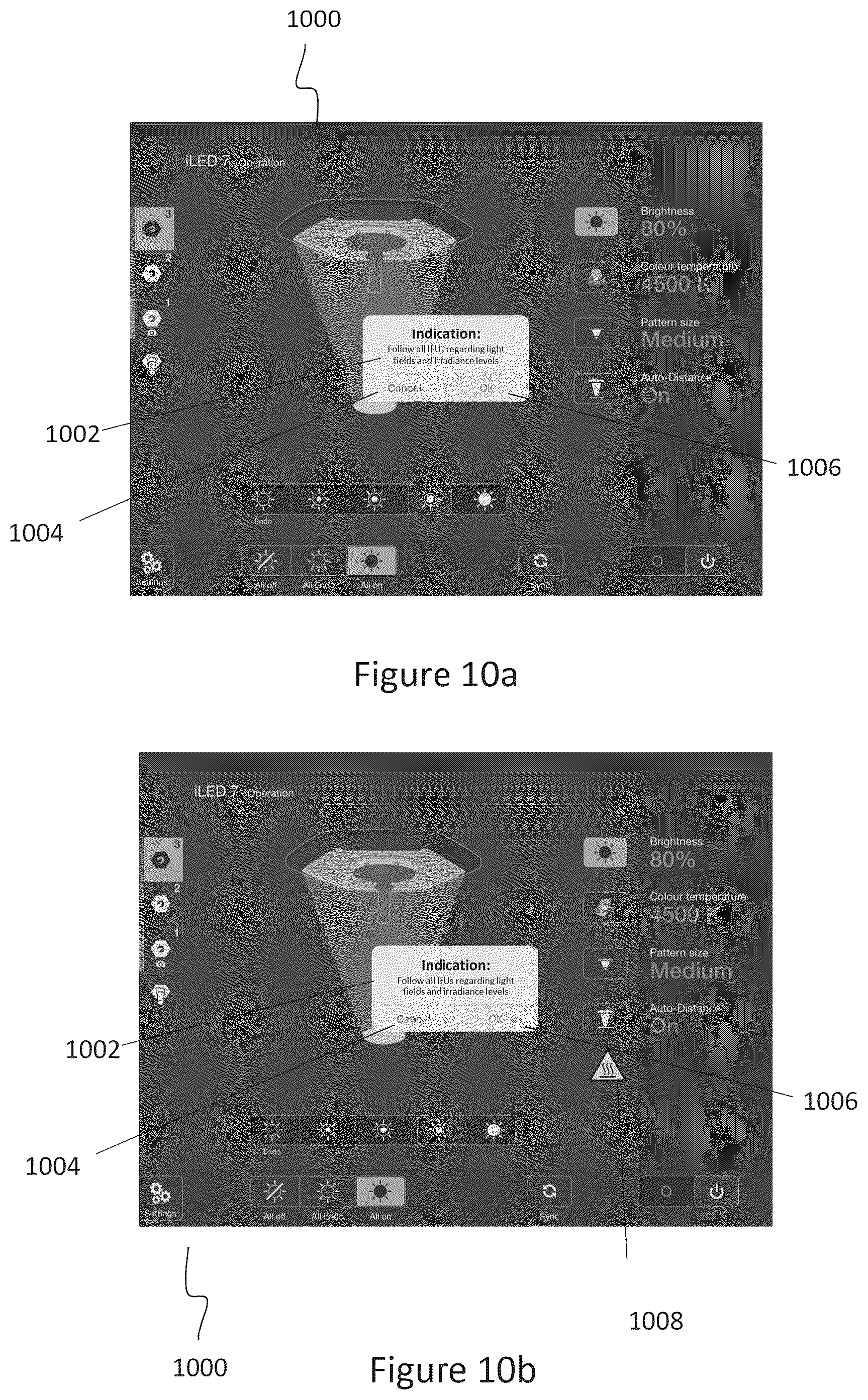 Patent US12315215 Figure 10 – Indication system for a surgical lighting apparatus