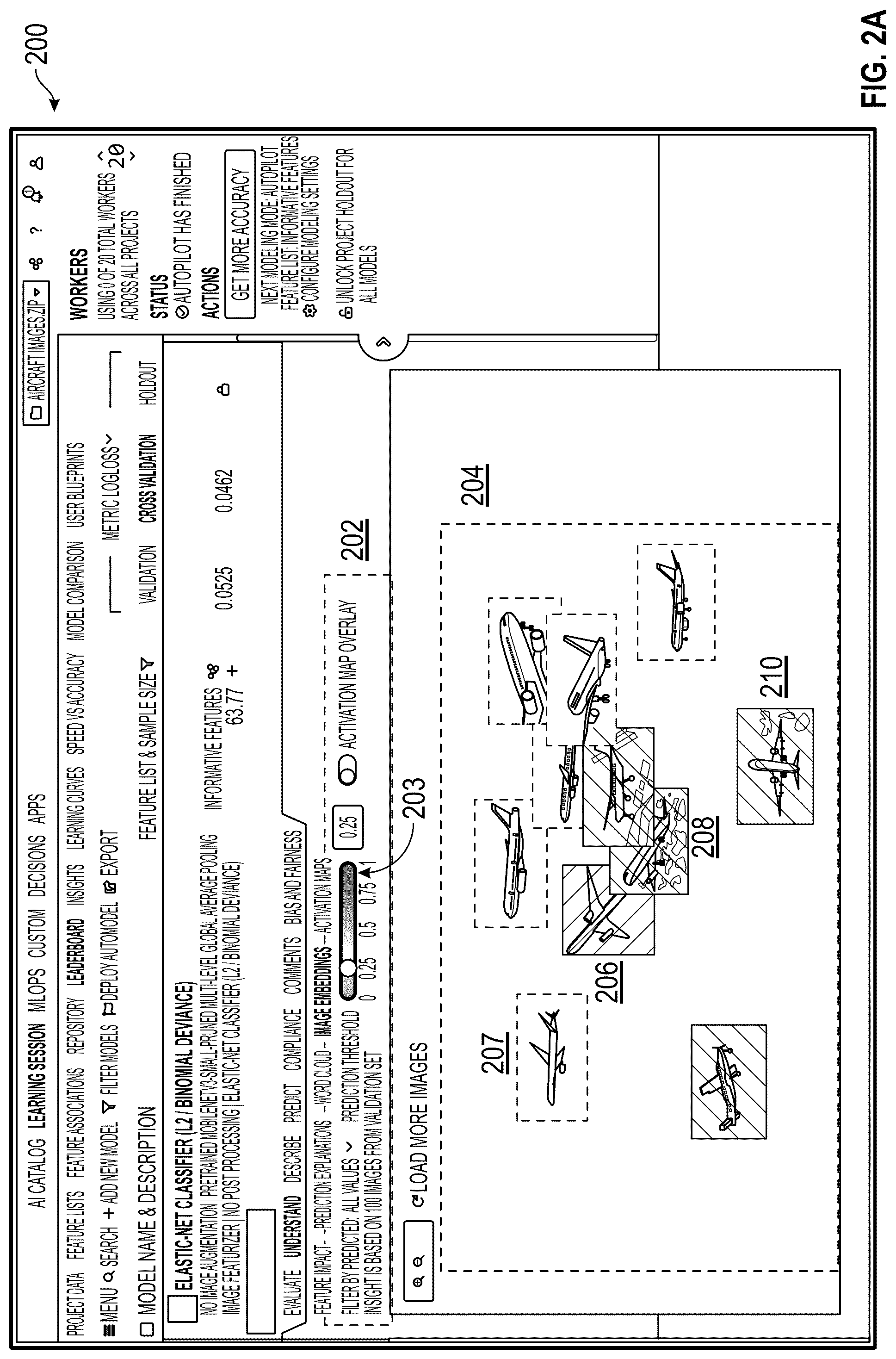 Patent US12315234 Figure 2 – Methods and systems for visual representation of model performance
