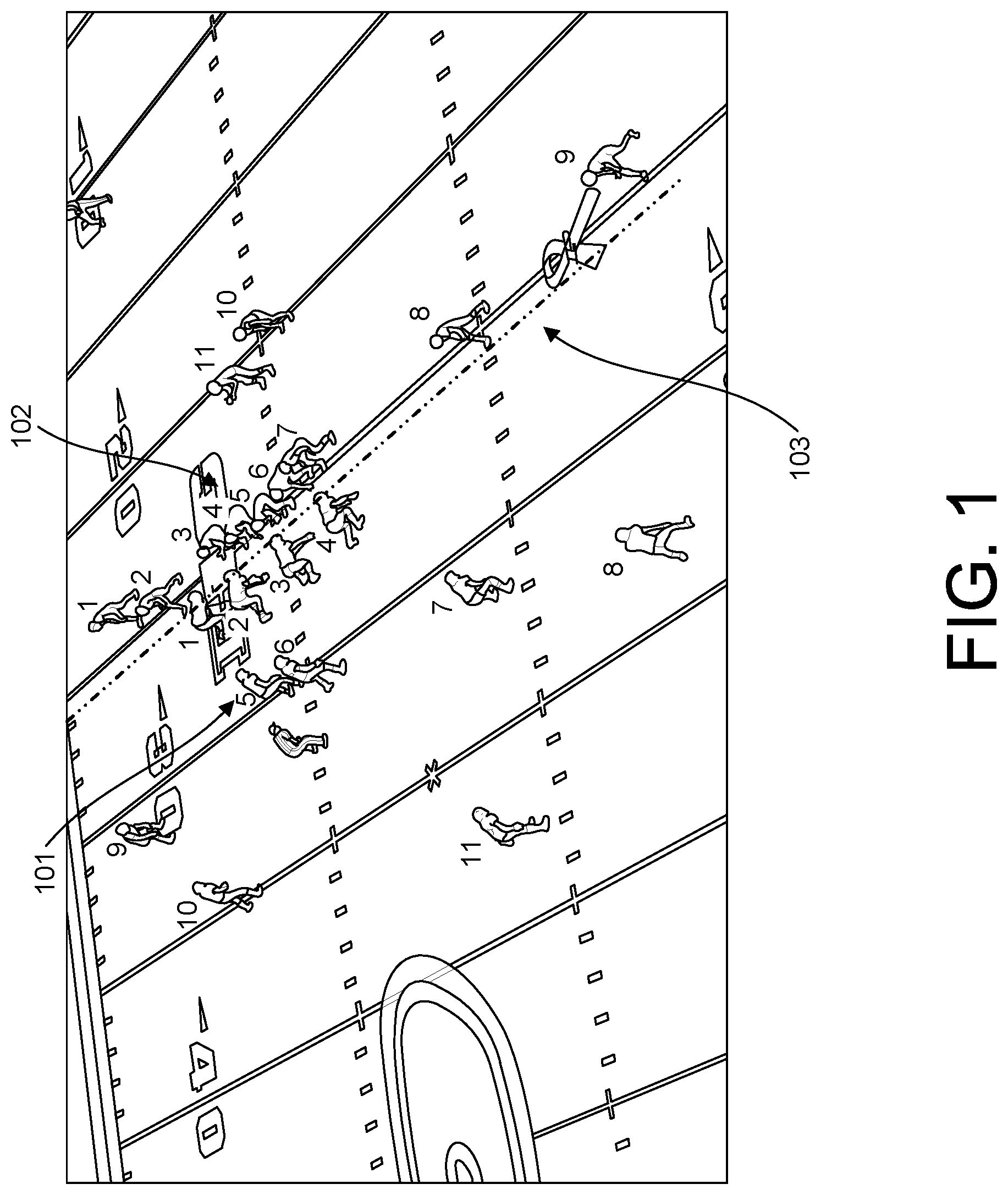 Patent US12315258 Figure 1 – System and method for identifying moment of snap within video of American football