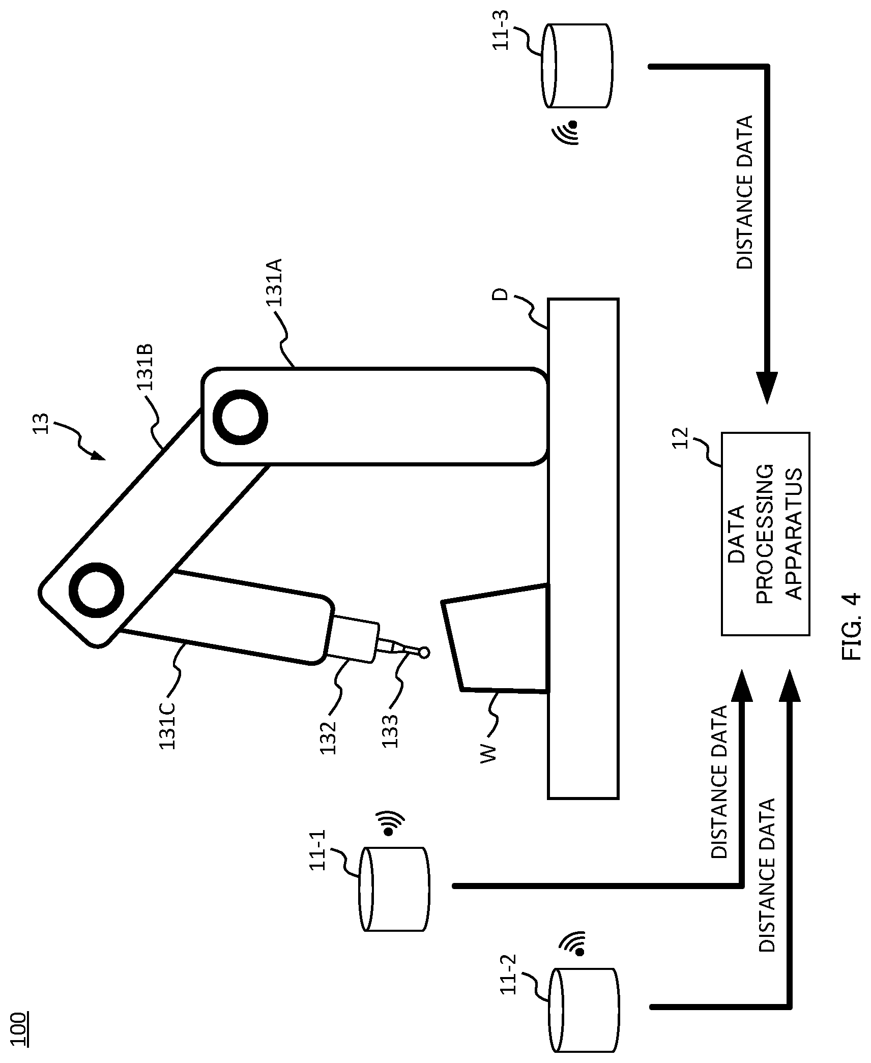 Patent US12315266 Figure 4 – Position detection system, position detection method, and three-dimensional geometry measurement system