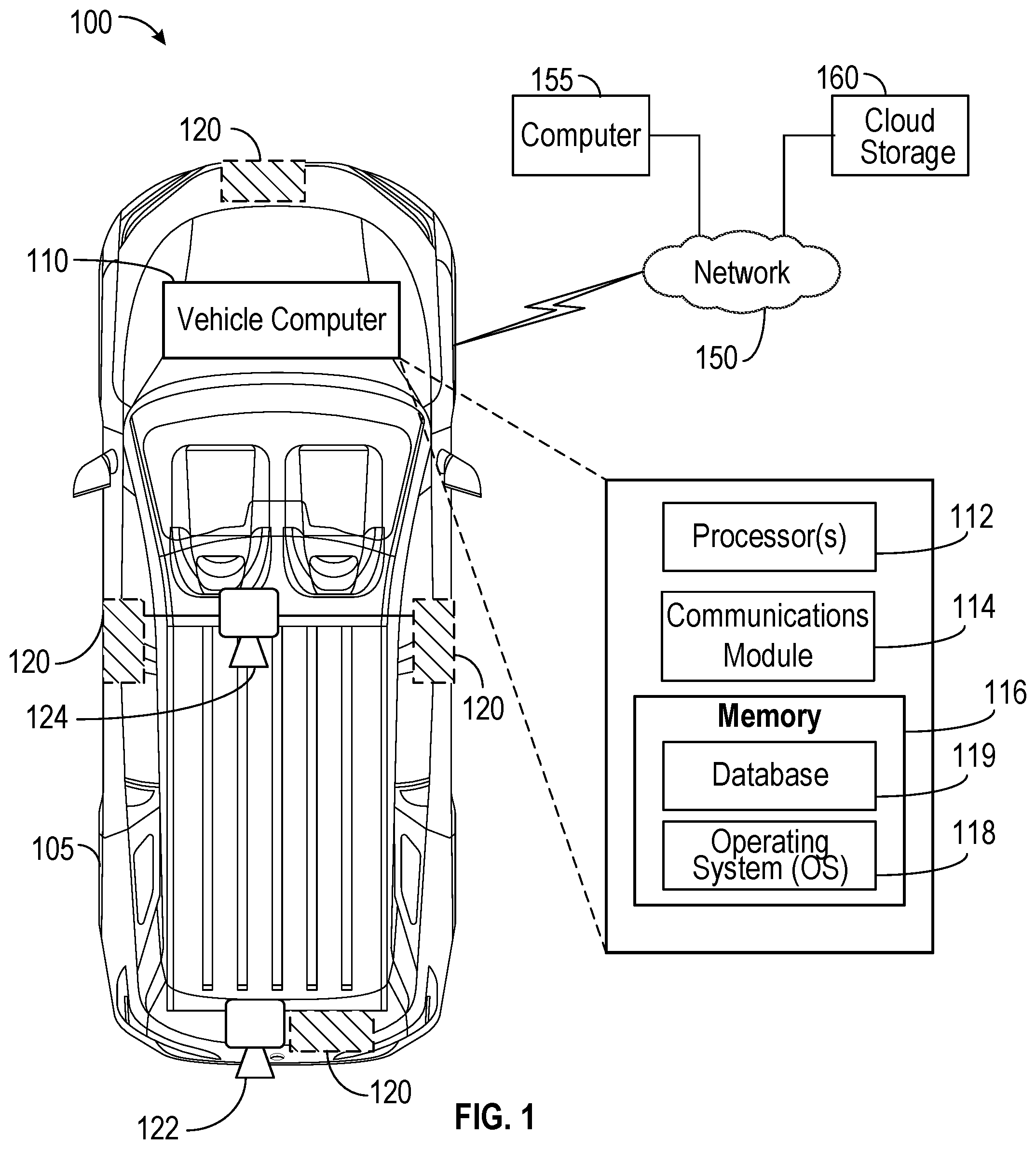 Patent US12315267 Figure 1 – Systems and methods for detecting obstacles in the vicinity of power cables