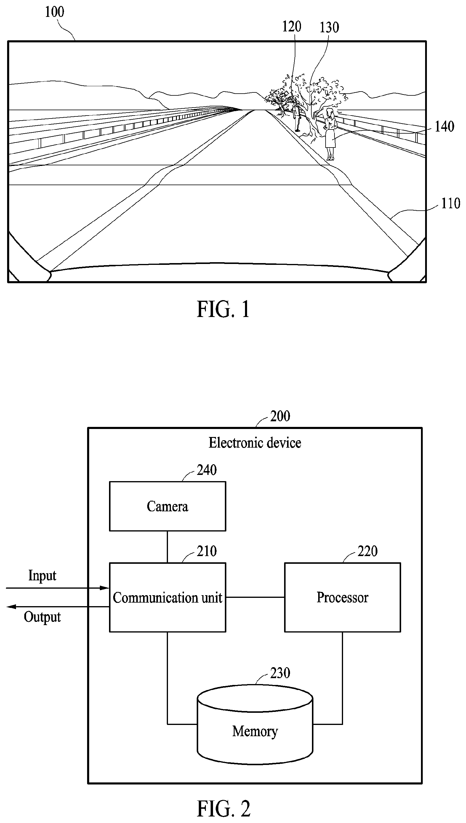 Patent US12315270 Figure 1 – Electronic device for determining bumps and depressions on ground and operation method thereof