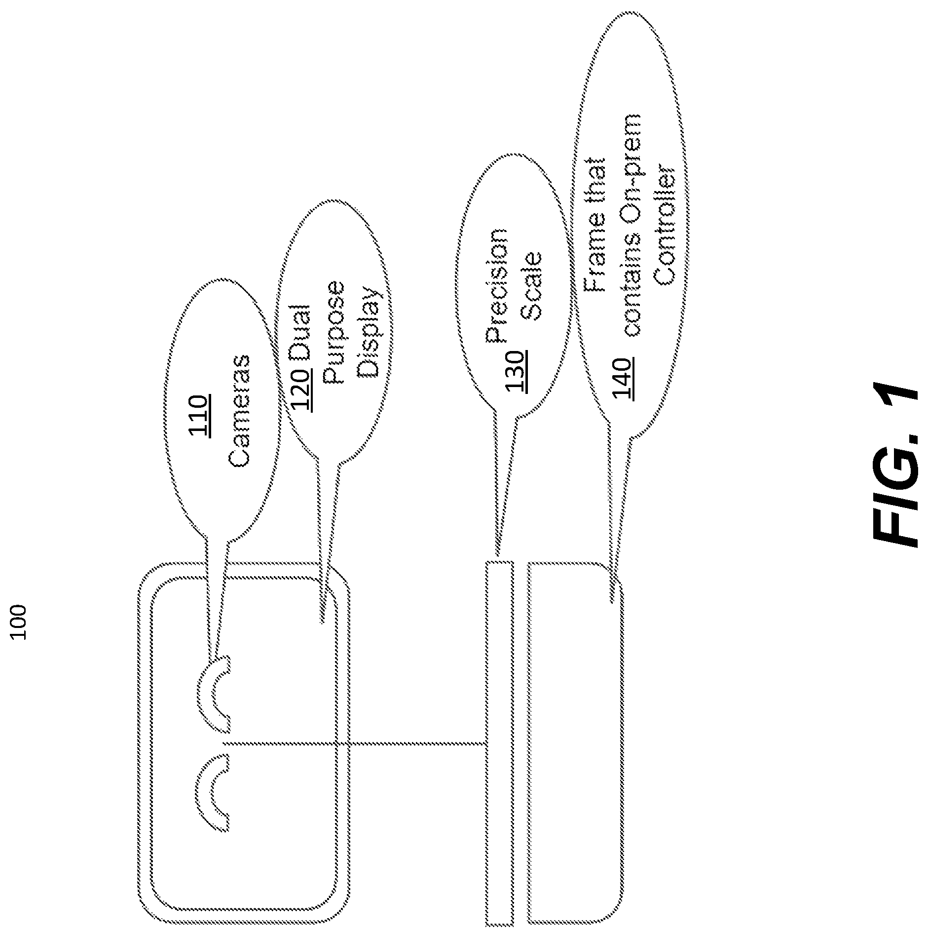 Patent US12315274 Figure 1 – Multi-sensor device for dietary tracking