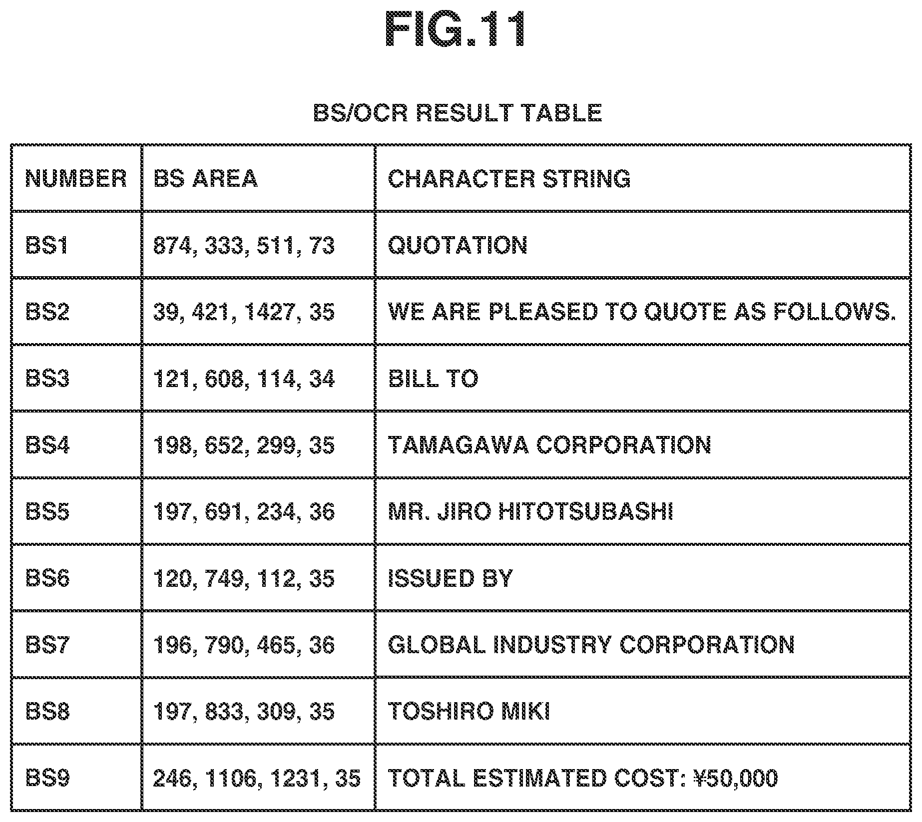 Patent US12315279 Figure 11 – Image processing apparatus, non-transitory storage medium, and image processing method