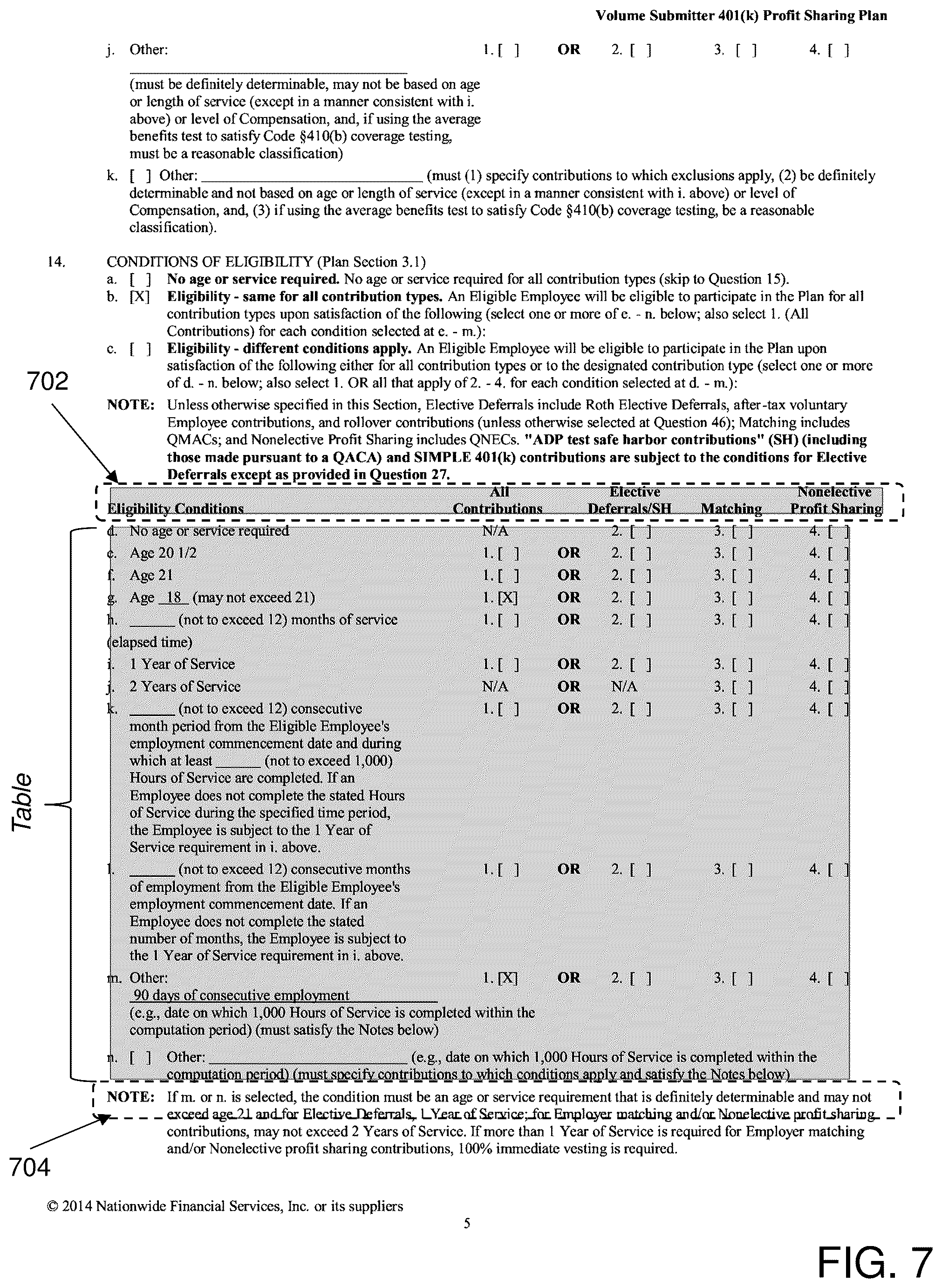 Patent US12315280 Figure 7 – Systems and methods for detection and extraction of borderless checkbox tables