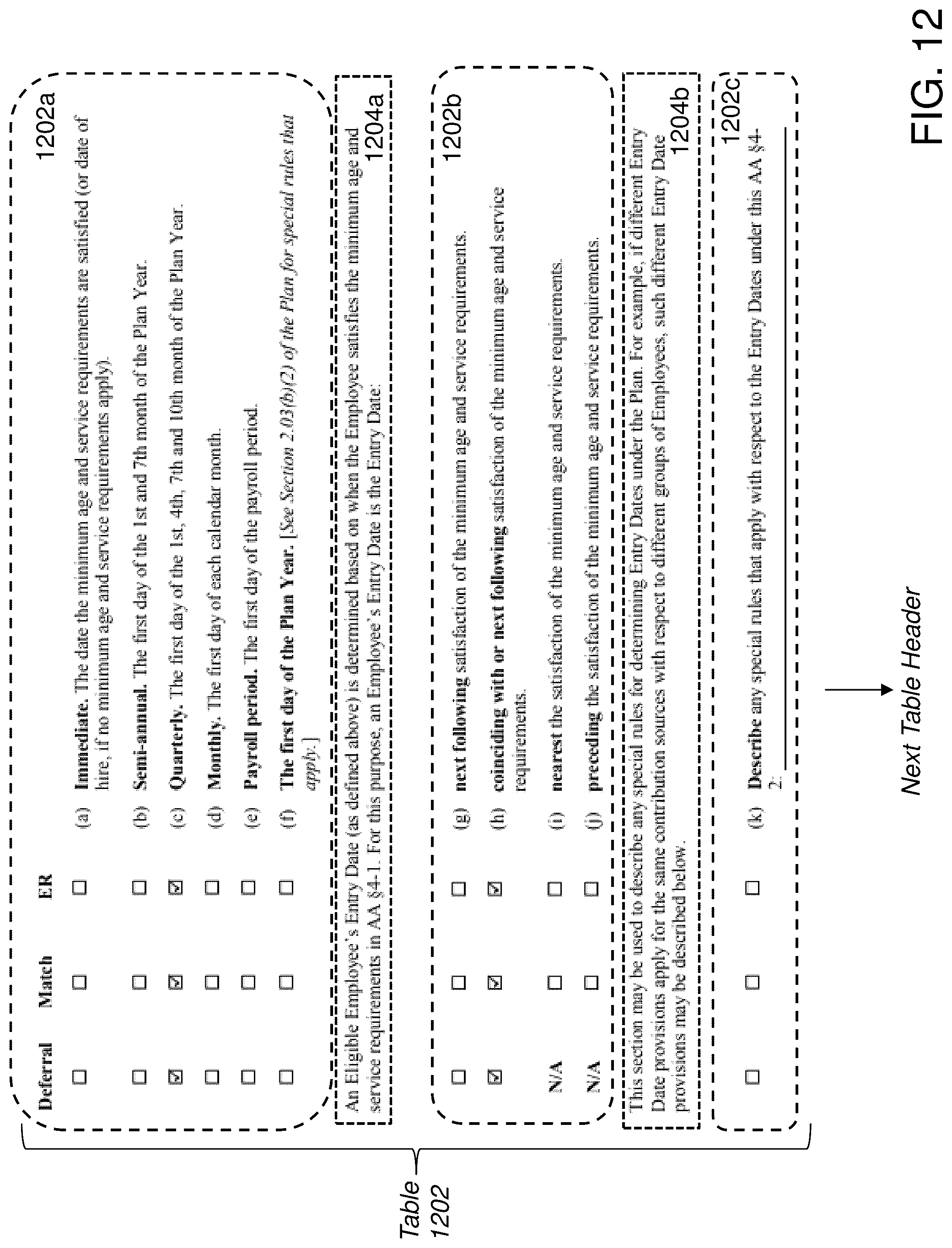 Patent US12315280 Figure 16 – Systems and methods for detection and extraction of borderless checkbox tables